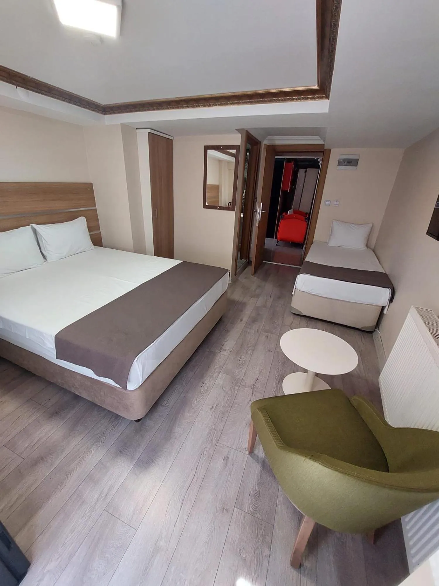 Bed in BEYAZ İNCİ OTEL
