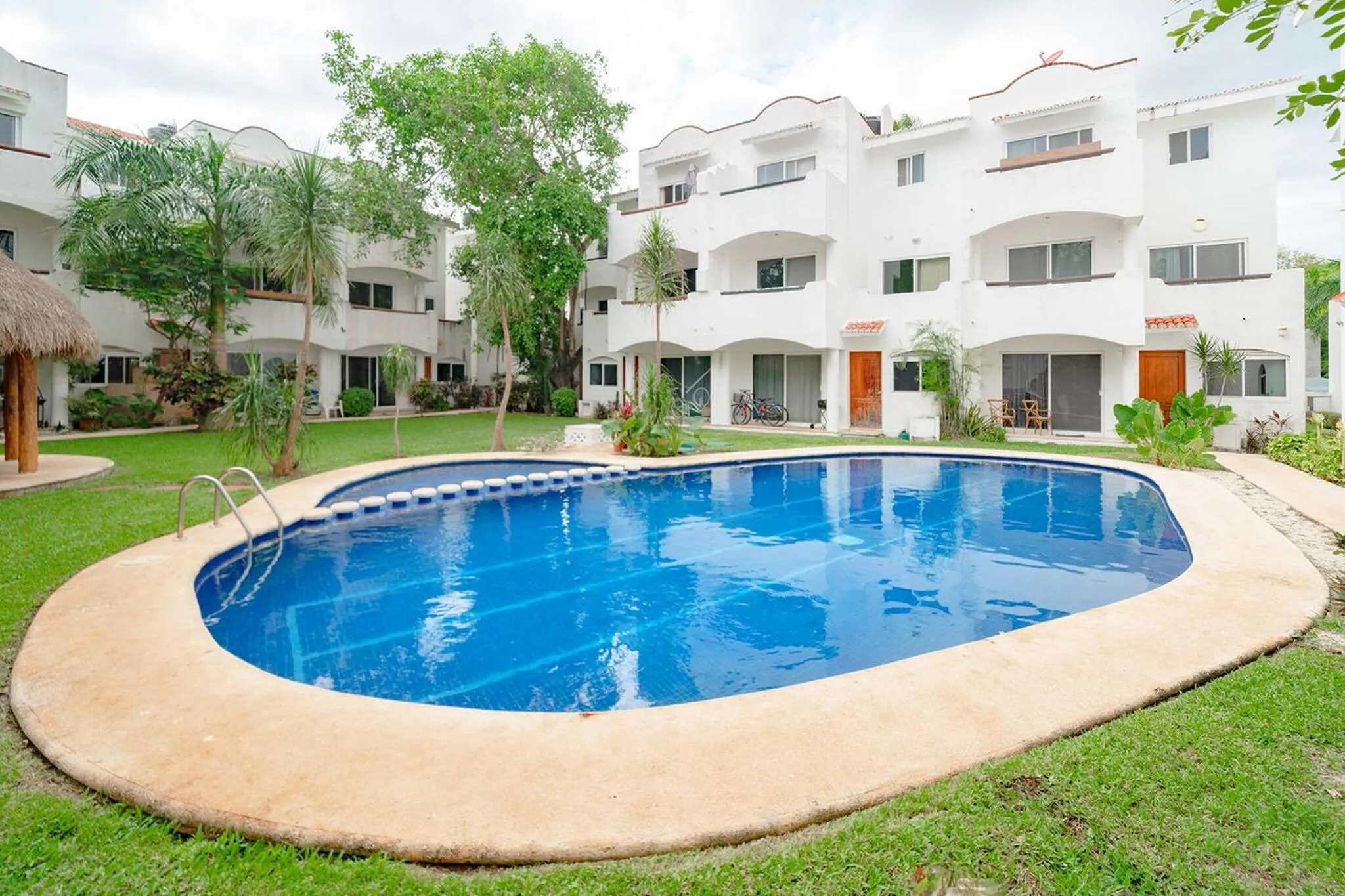 Swimming pool in 3 BR Condo with Pool - Playacar Phase II - At Quintas Pakal Complex 21