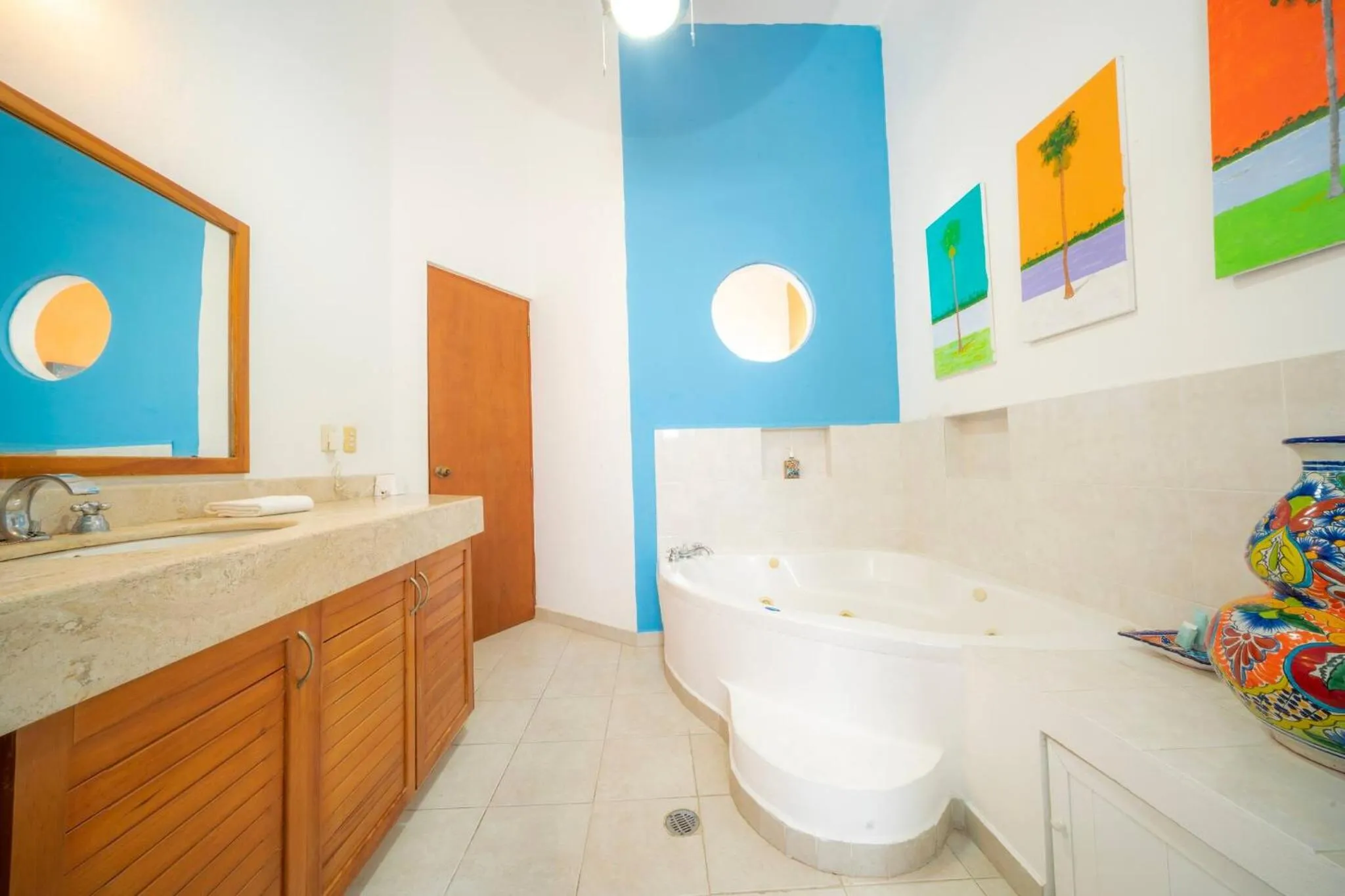 Bathroom in 3 BR Condo with Pool - Playacar Phase II - At Quintas Pakal Complex 21