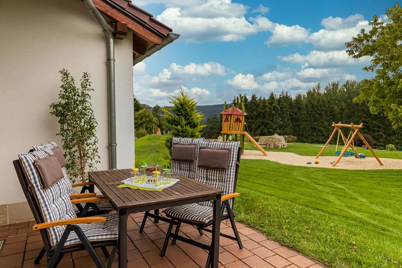 Natural landscape in Laasenhof