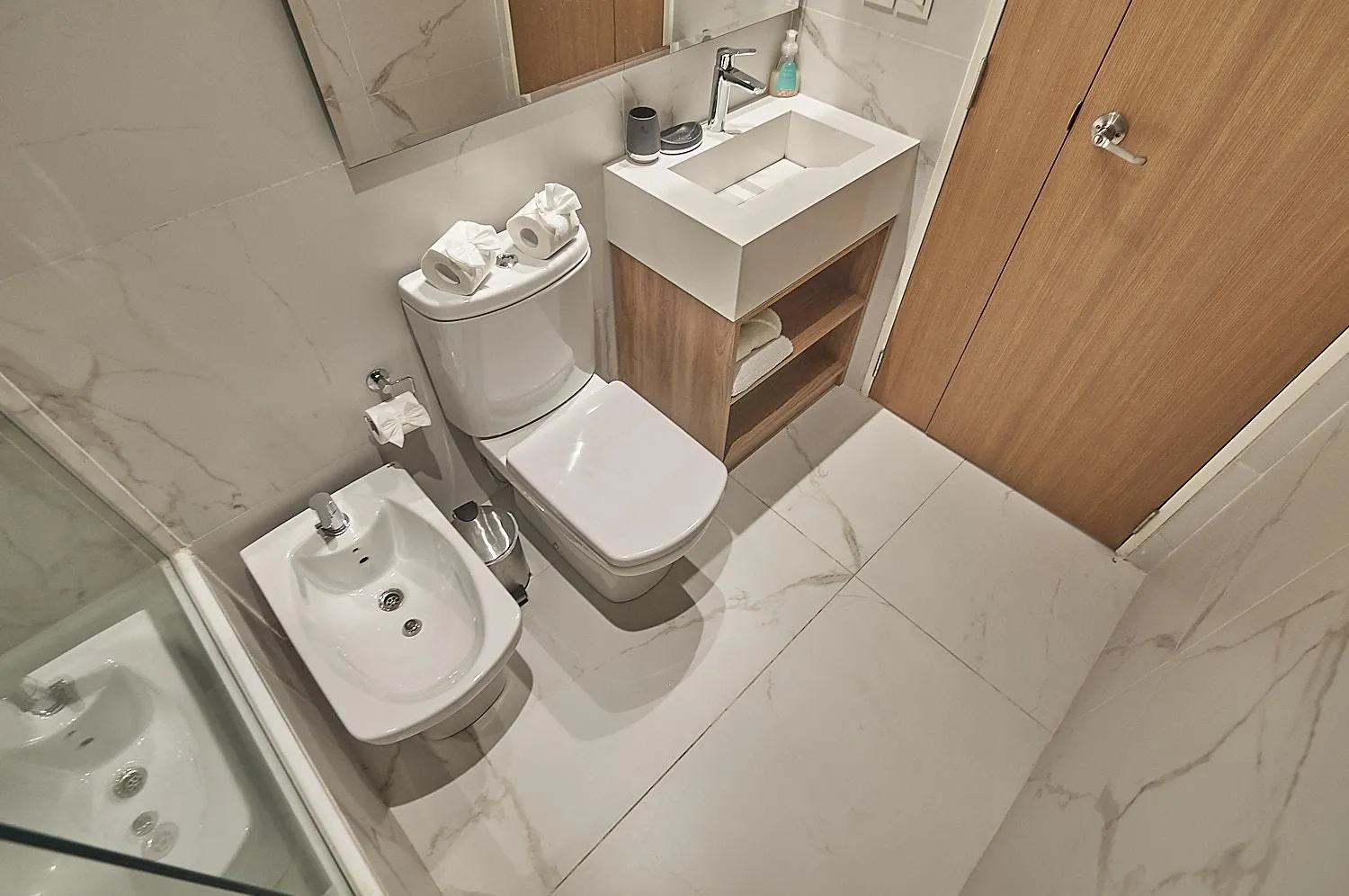 Shower in Live Soho Boutique Apartments Belgrano