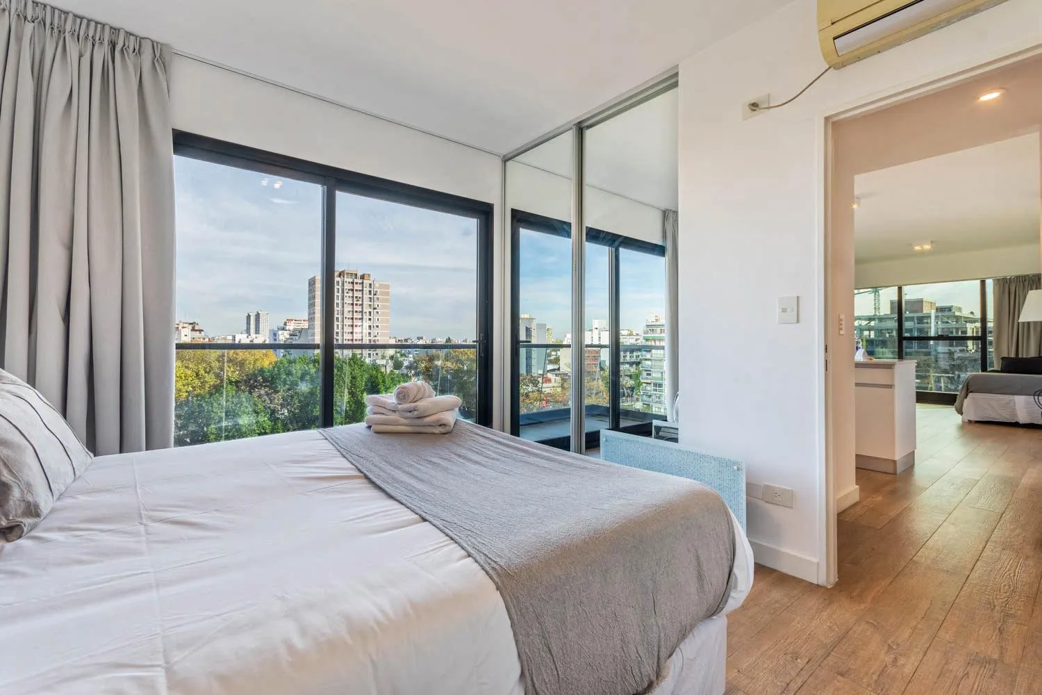 Bed in Live Soho Boutique Apartments Belgrano