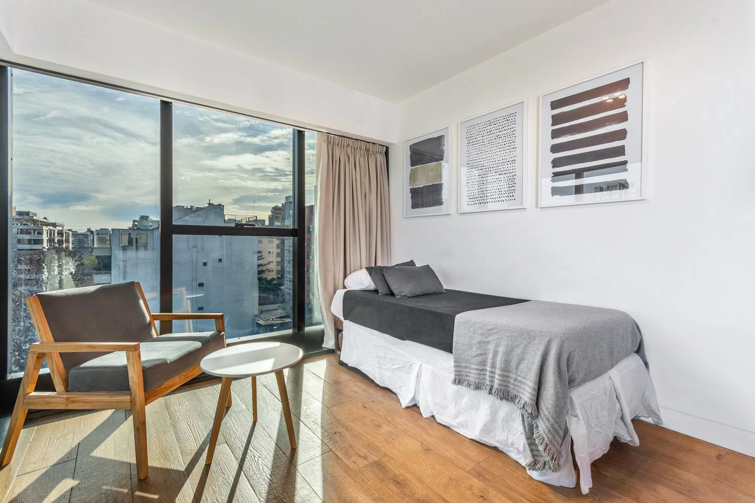 Bed in Live Soho Boutique Apartments Belgrano