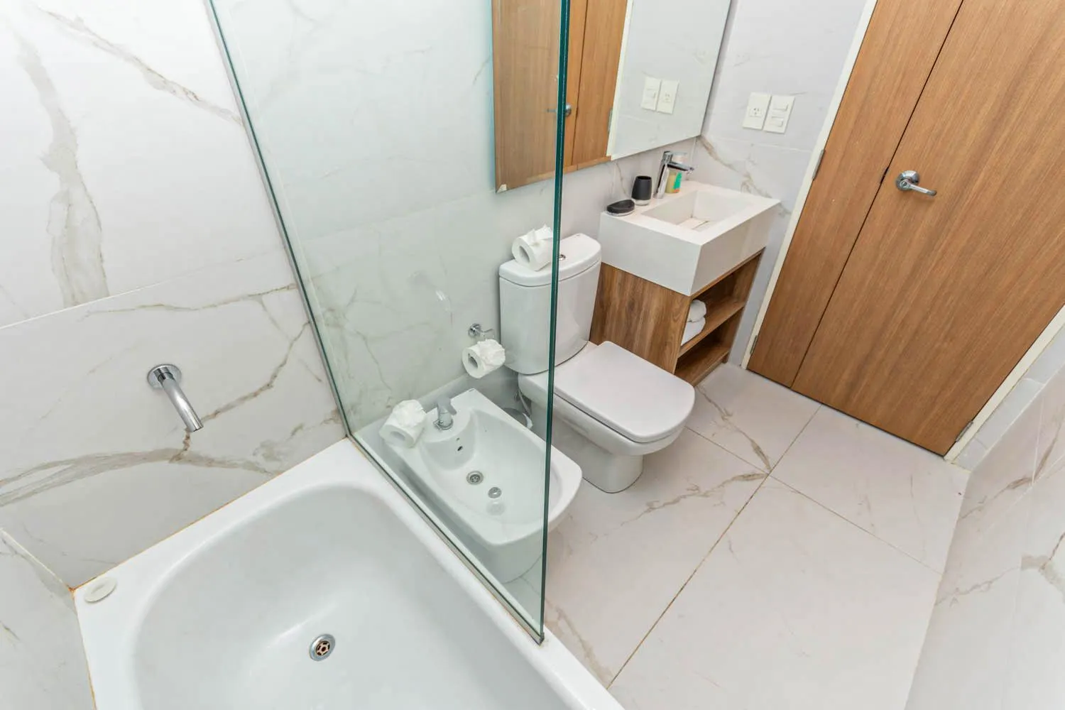 Shower in Live Soho Boutique Apartments Belgrano