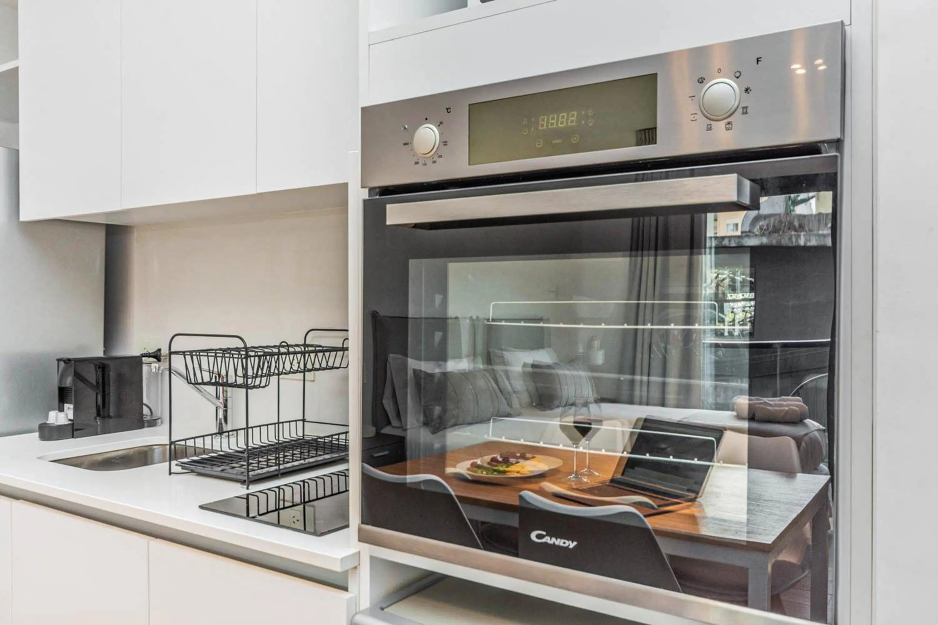 Kitchen or kitchenette in Live Soho Boutique Apartments Belgrano
