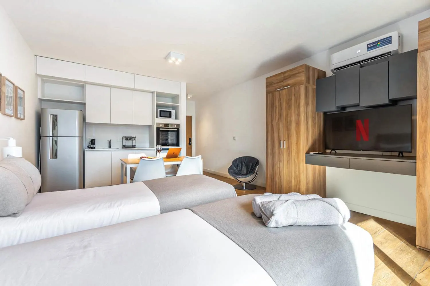 Bed in Live Soho Boutique Apartments Belgrano