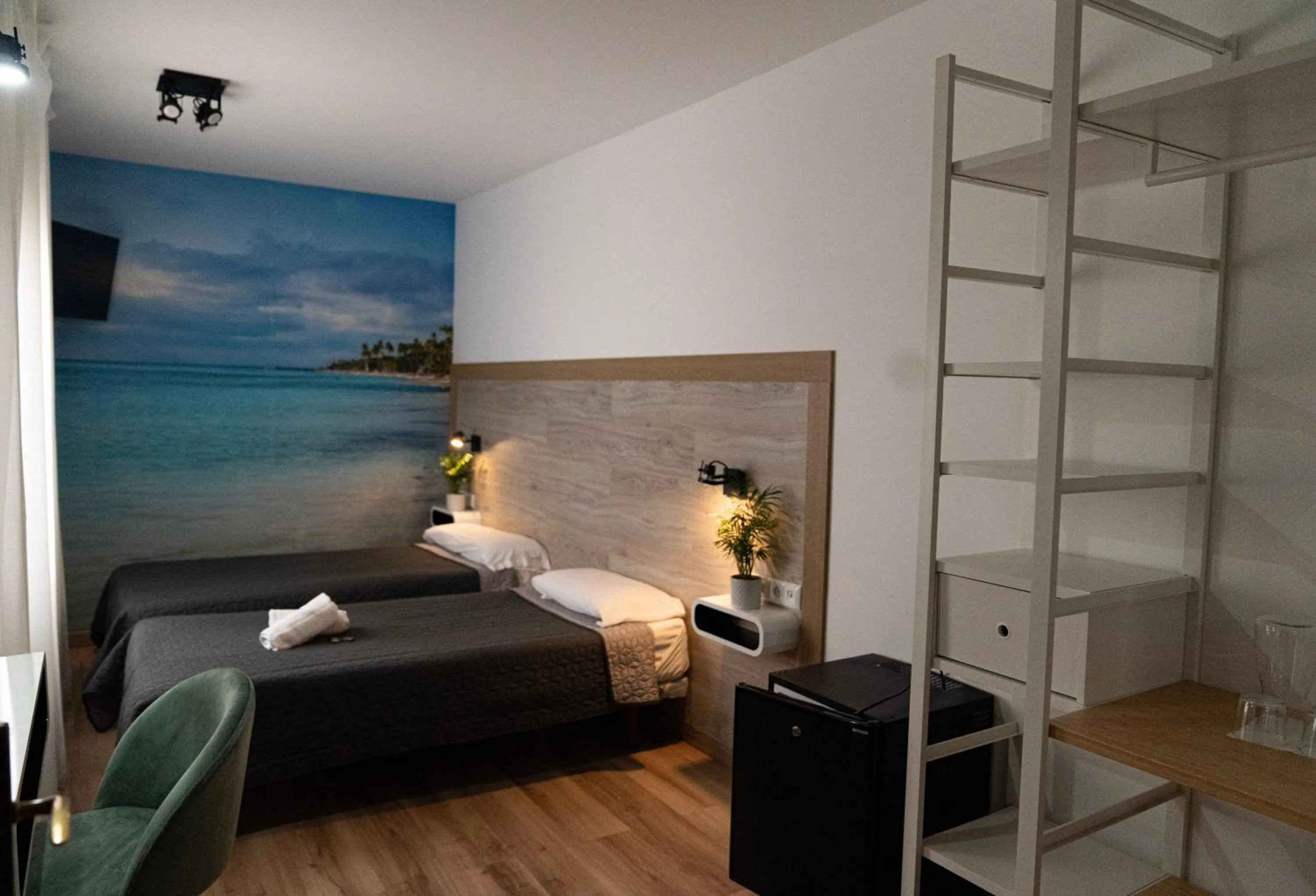 Bed in Hotel Ridomar 365