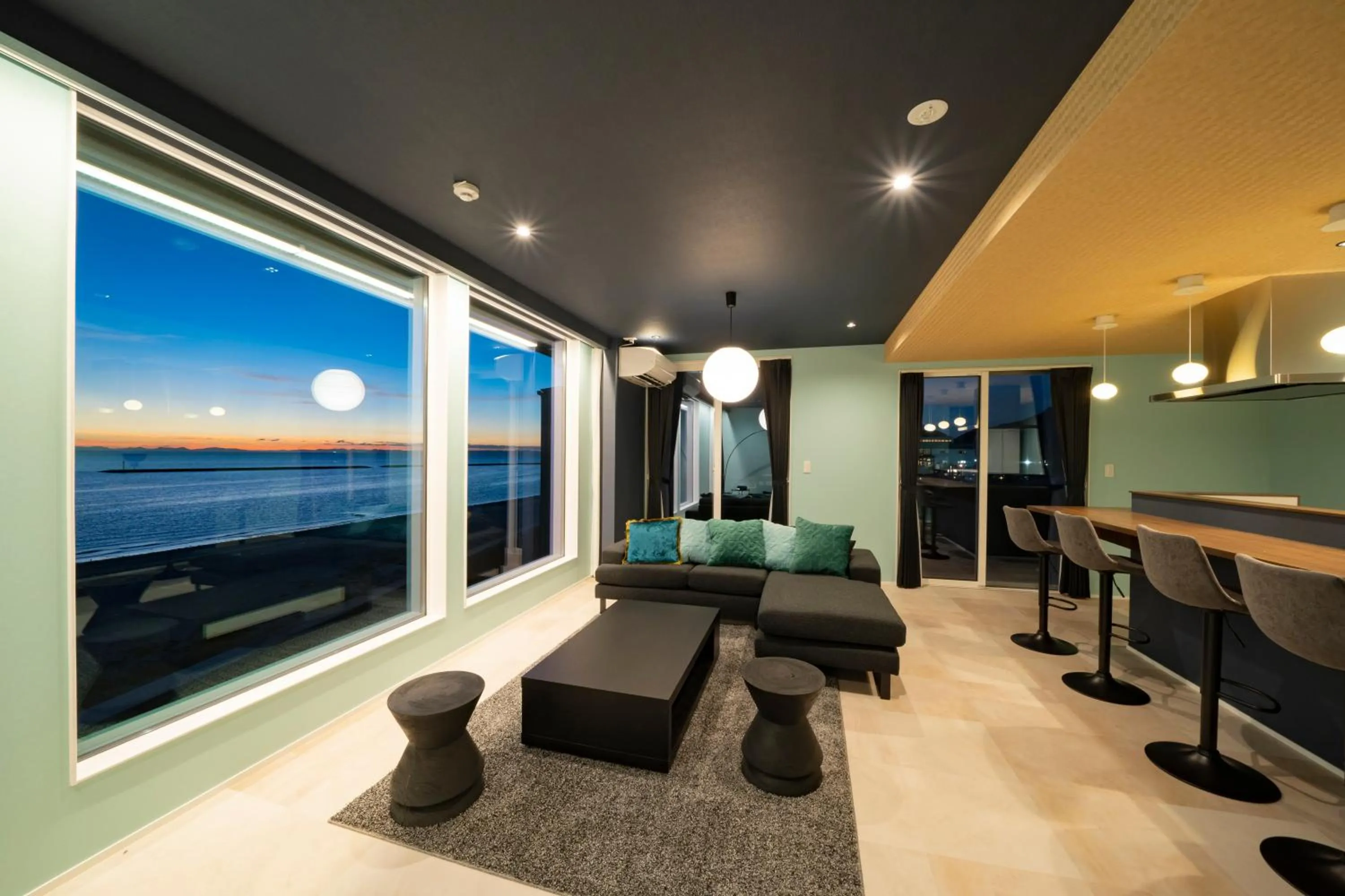 Sea view in GLAMPREMIER Setouchi