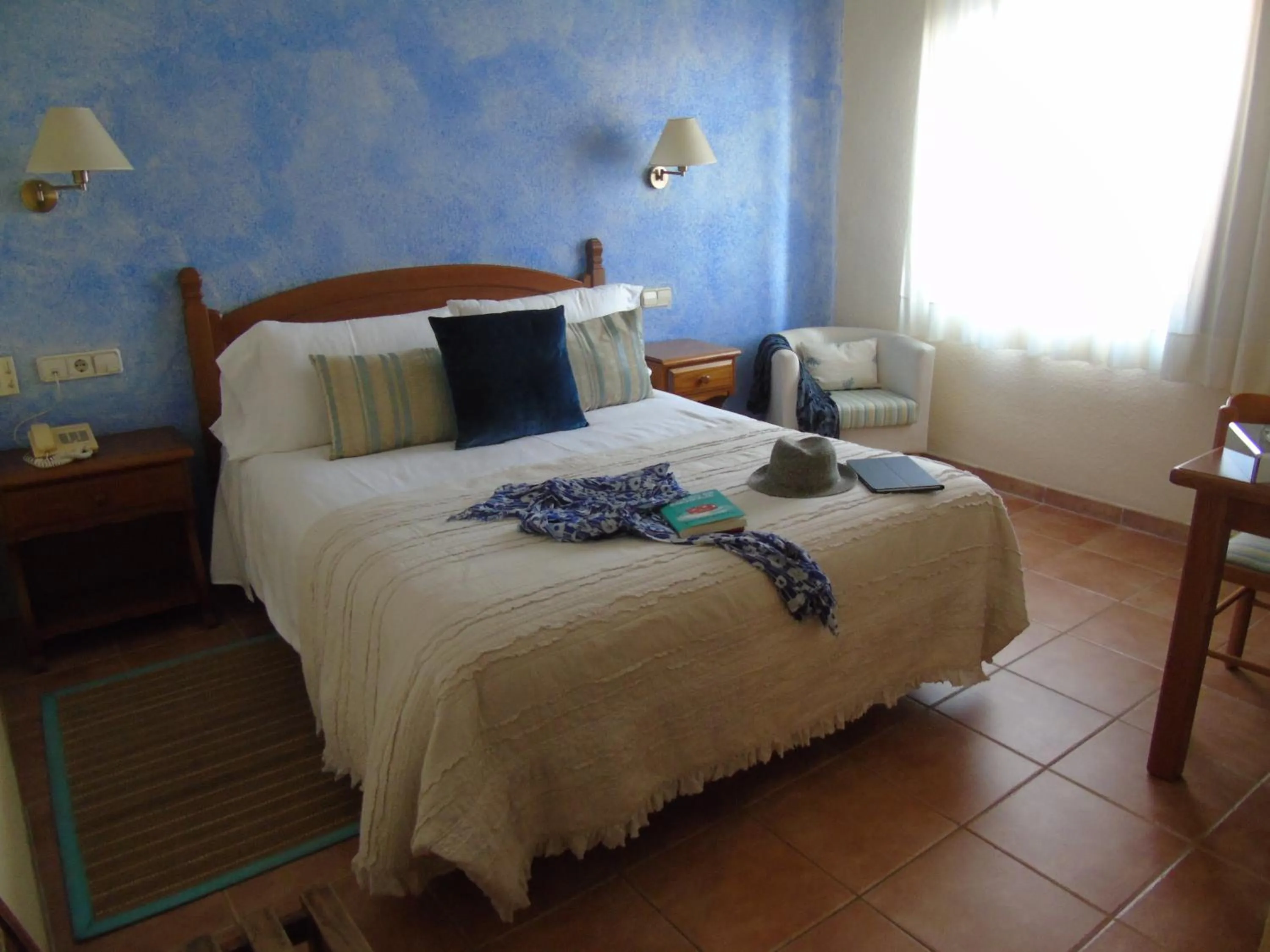 Decorative detail, Bed in Hotel Sant Joan