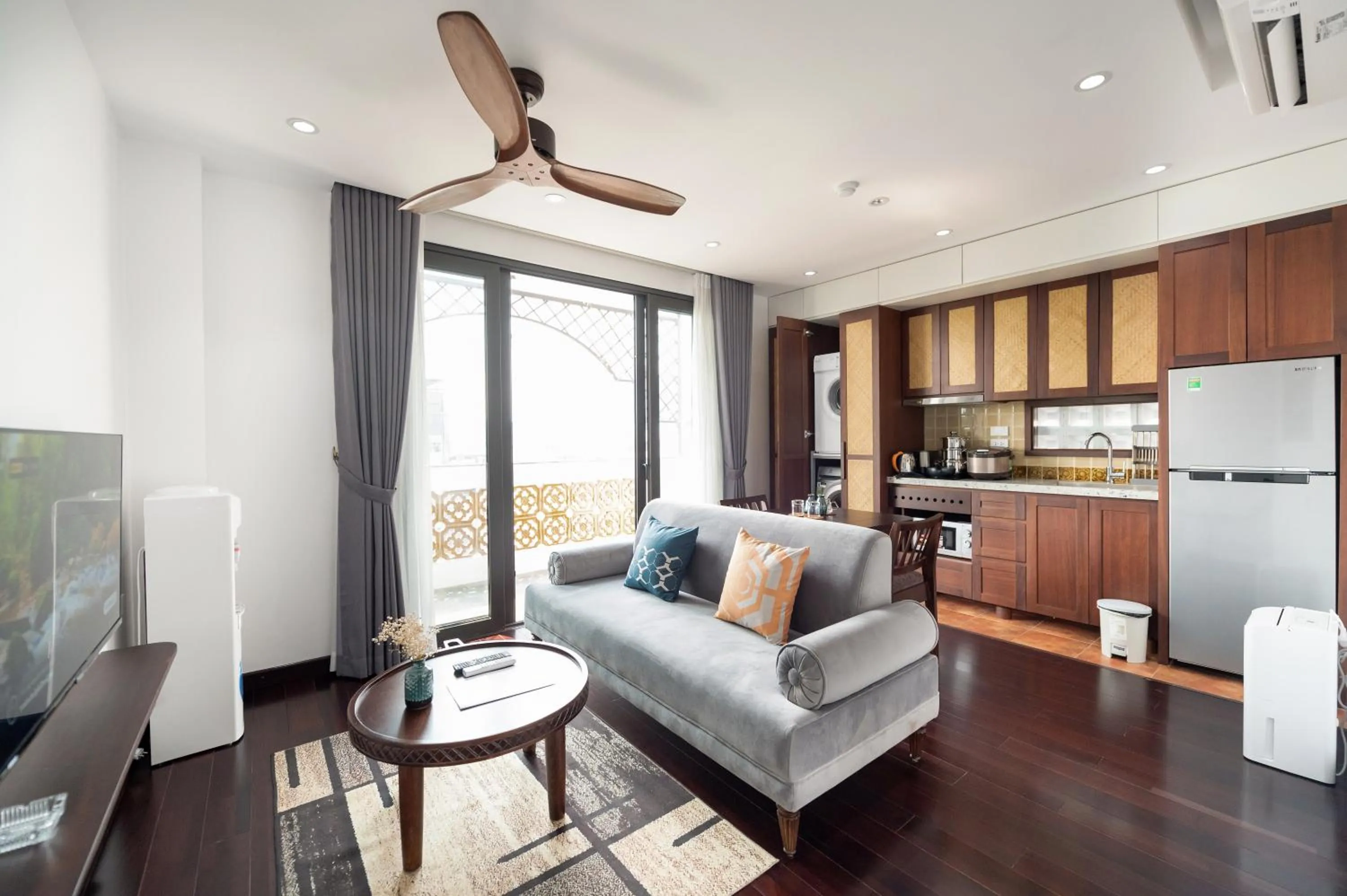 Living room in FLESTA Doi Can Serviced Apartment