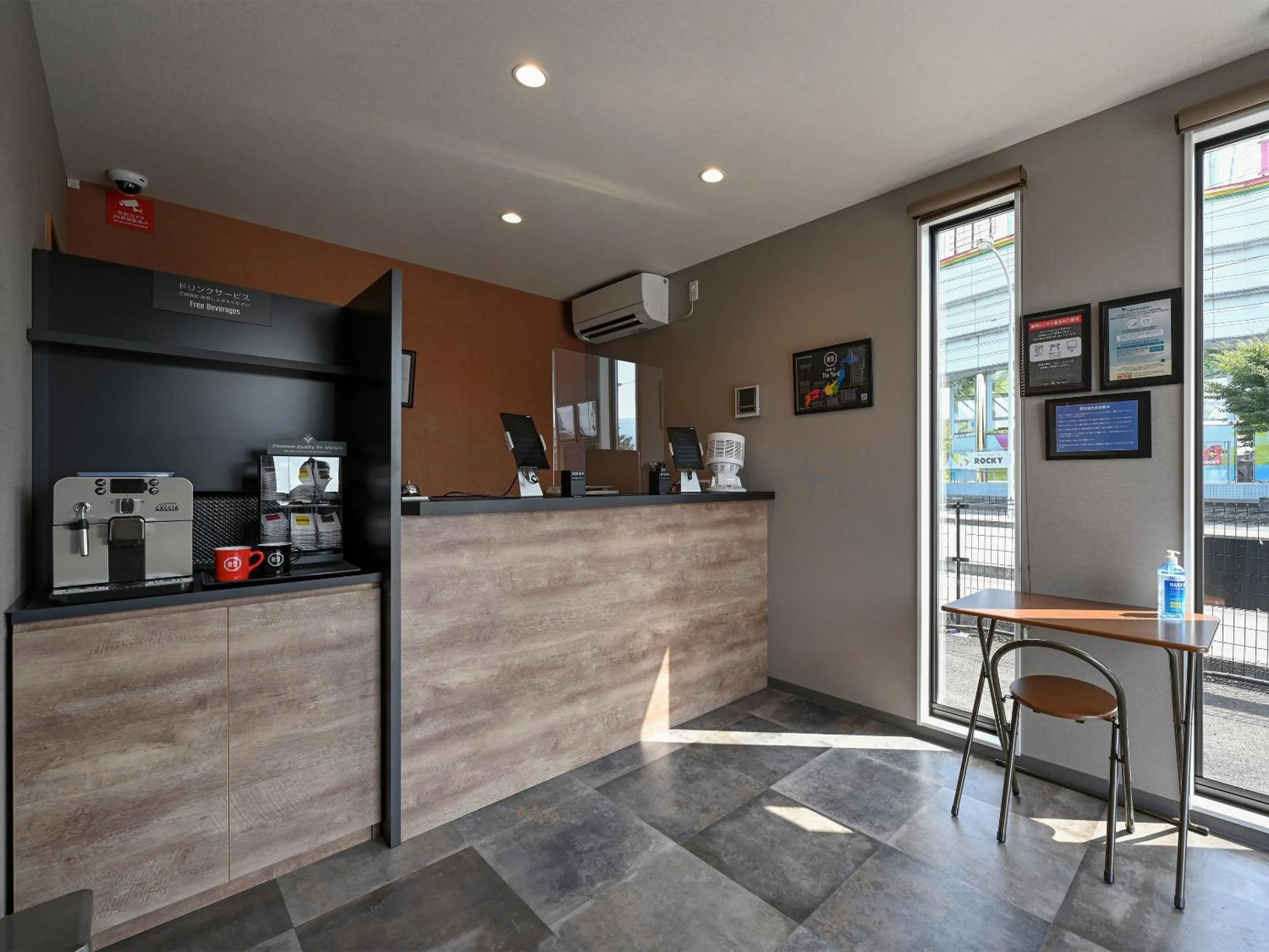 Lobby or reception in HOTEL R9 The Yard Shikokuchuo