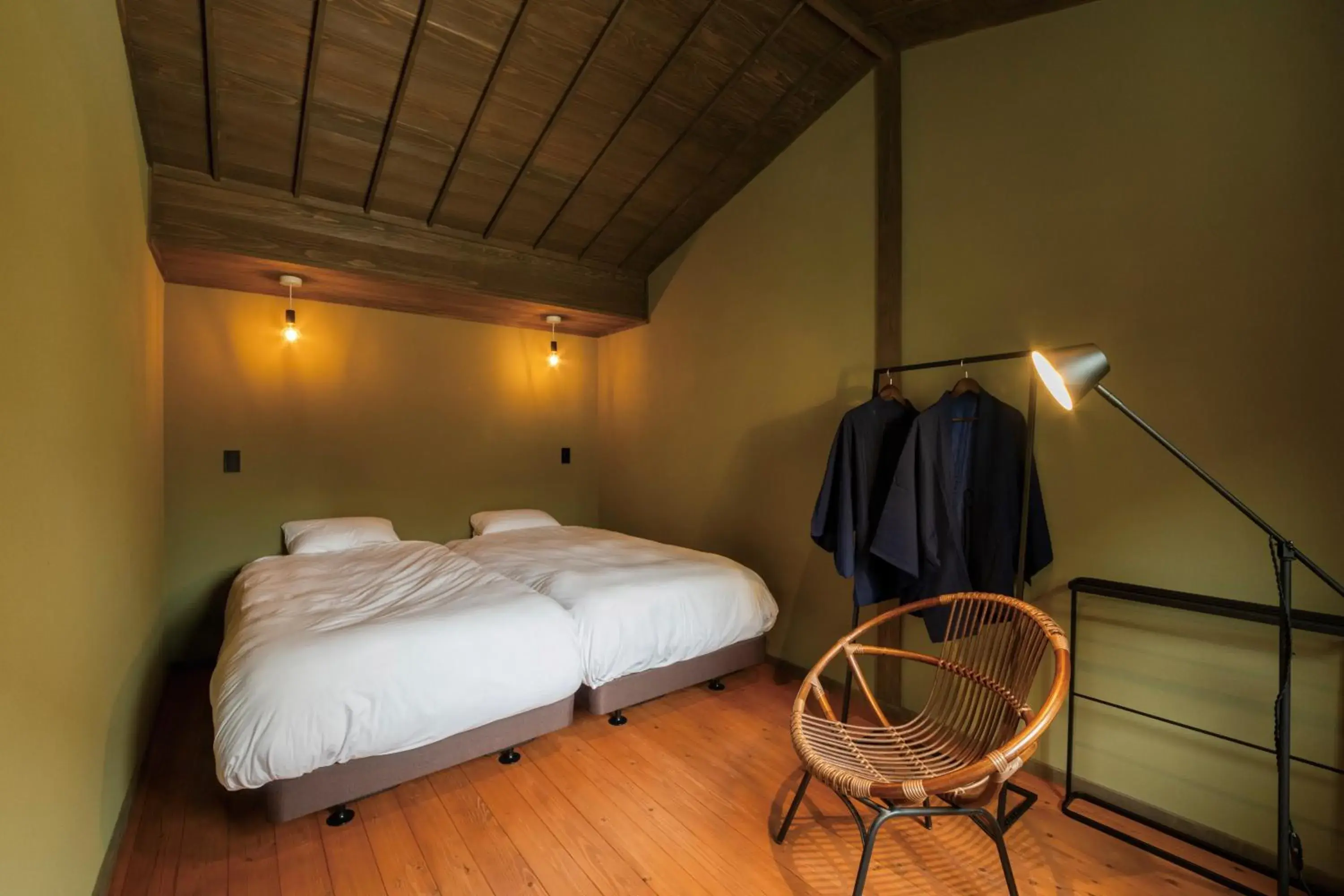 Twin Room with Garden View - single occupancy in NIPPONIA Chichibu Monzenmachi Twin Room with Garden View - single occupancy in NIPPONIA Chichibu Monzenmachi