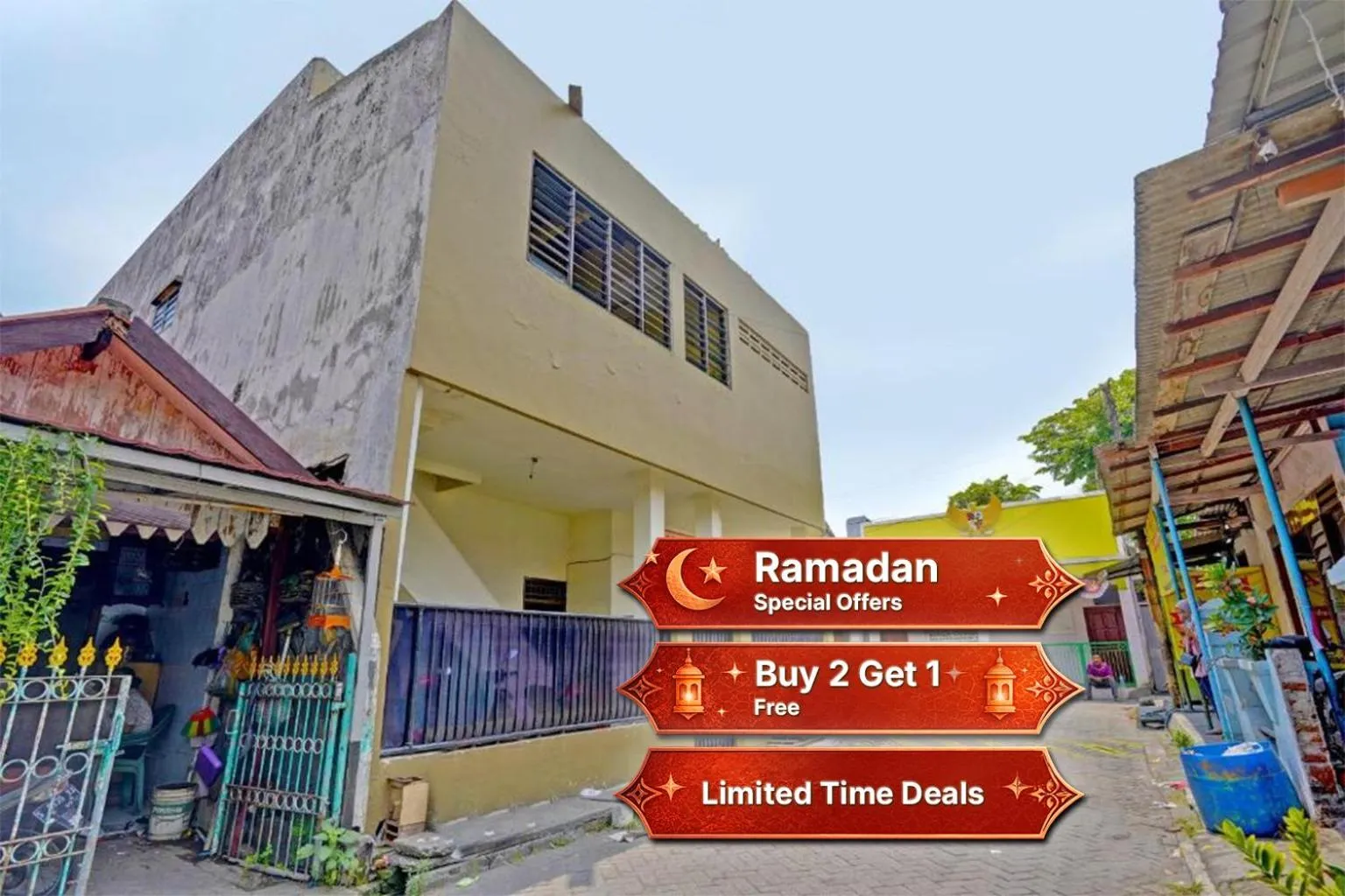 Facade/entrance in Hotel O B41m Residence Syariah