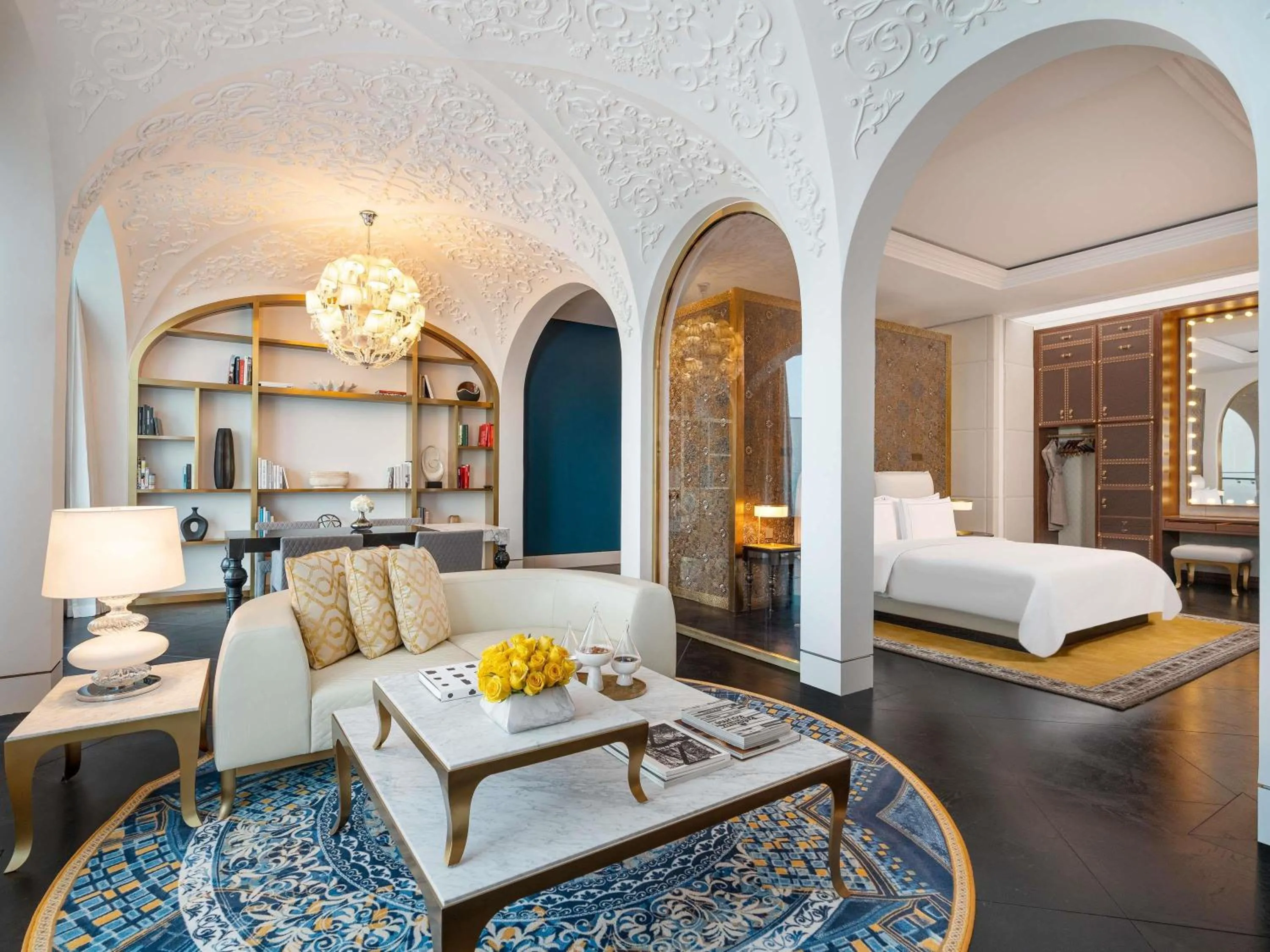 Bedroom, Bed in Raffles Doha