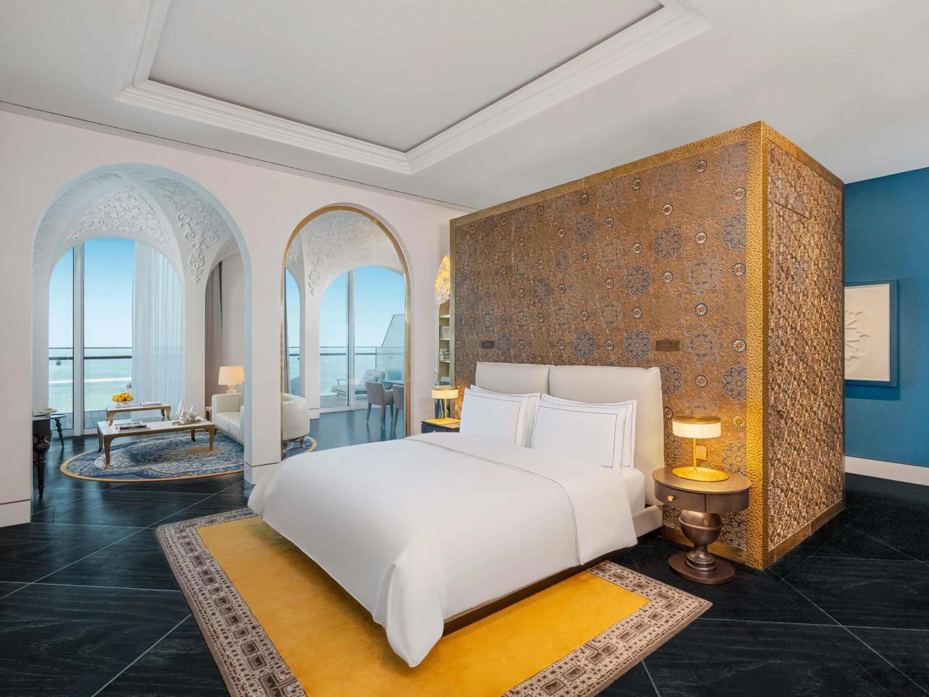 Bedroom, Bed in Raffles Doha