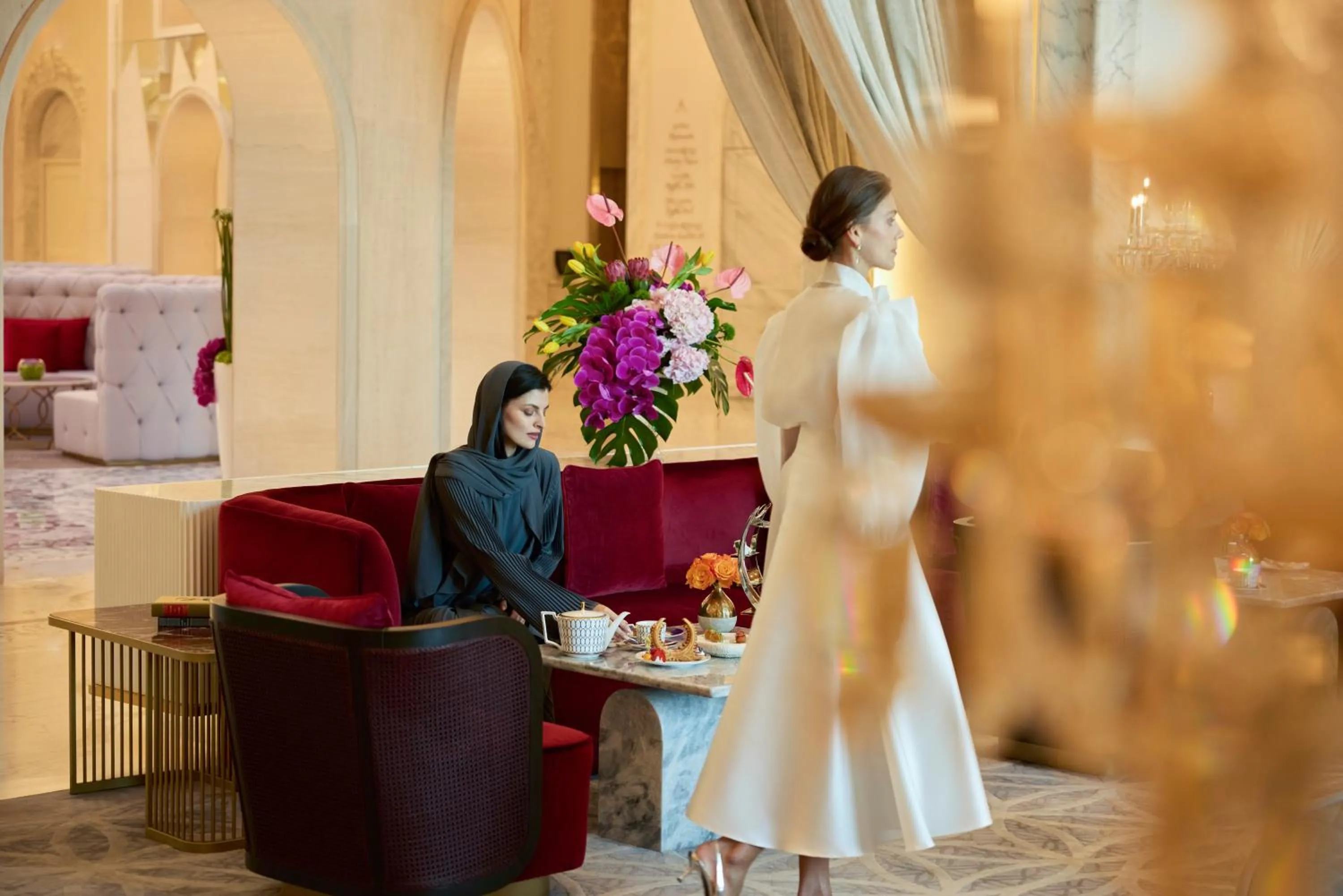 Lounge or bar in Raffles Doha