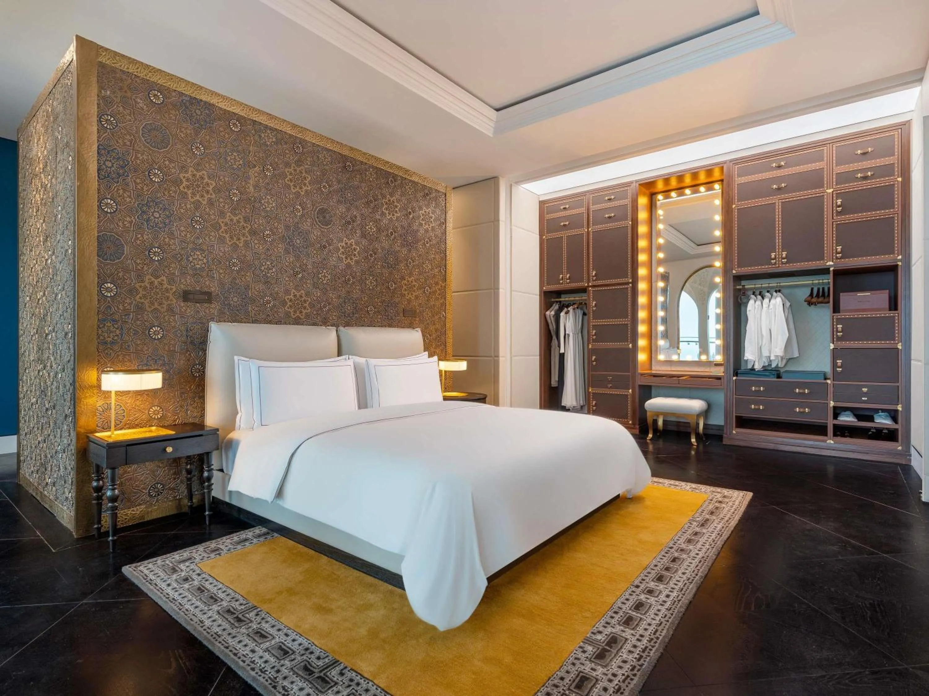 Bedroom, Bed in Raffles Doha