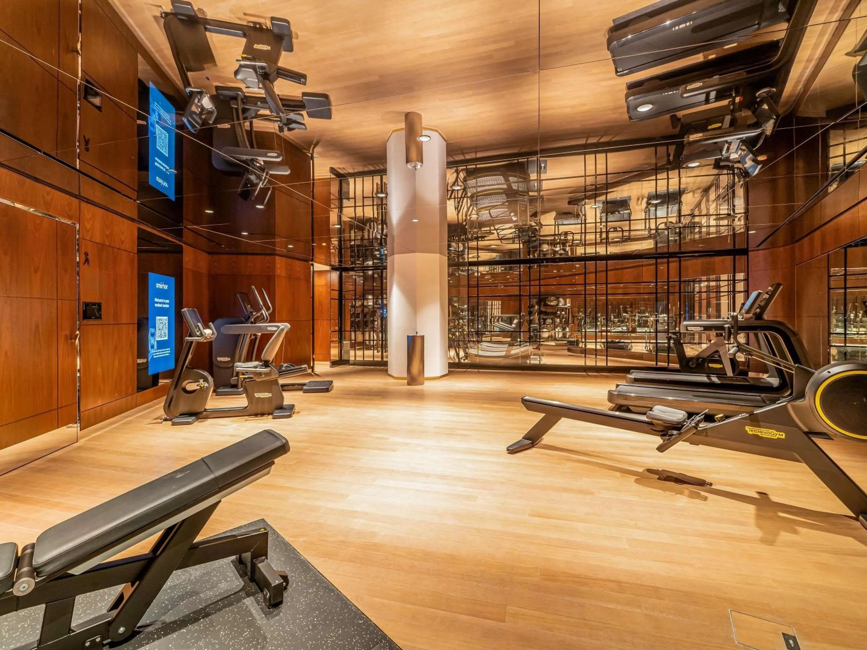 Fitness centre/facilities in Raffles Doha