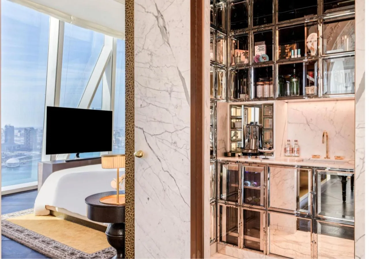 Kitchen or kitchenette in Raffles Doha