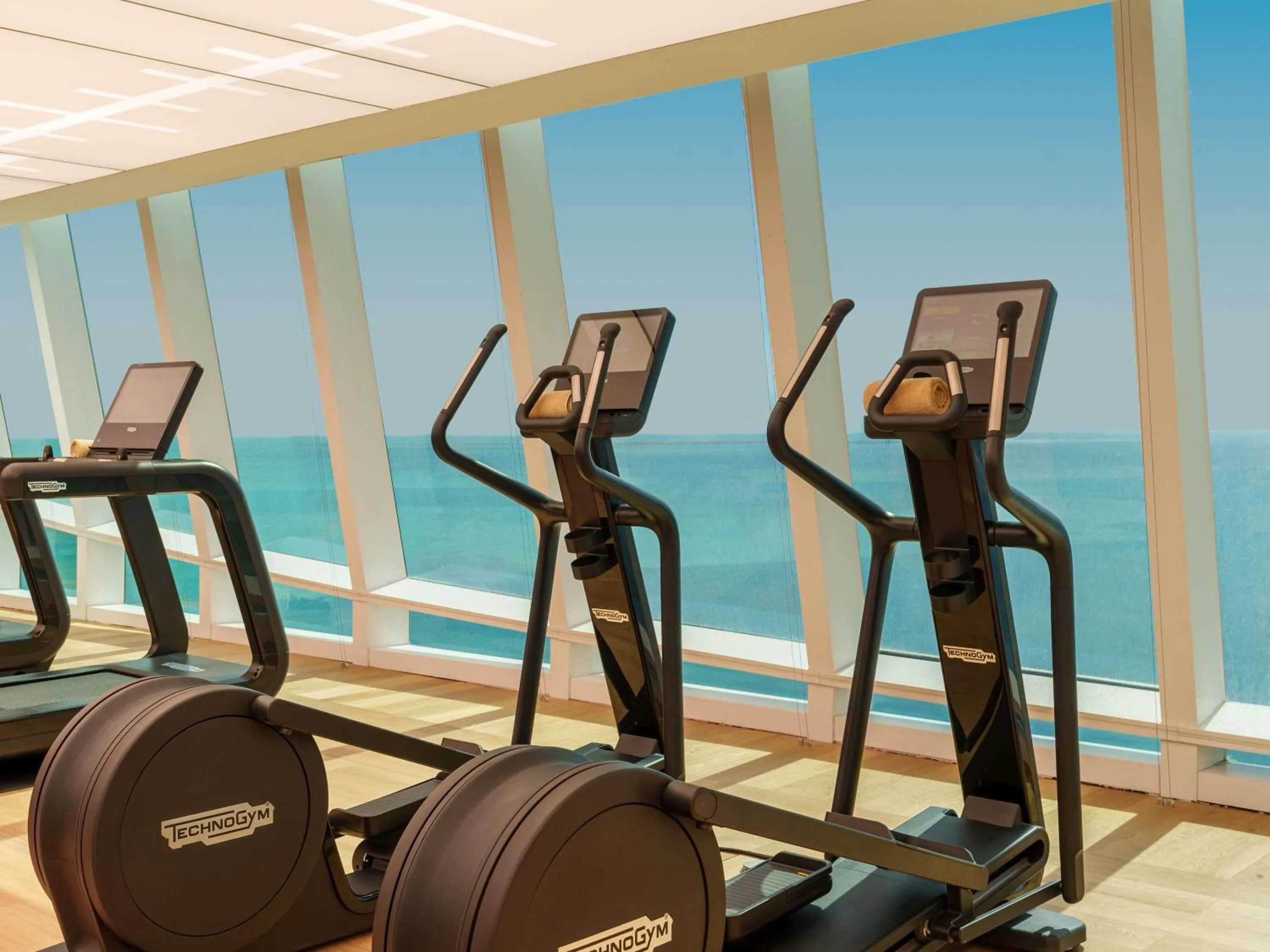 Fitness centre/facilities in Fairmont Doha