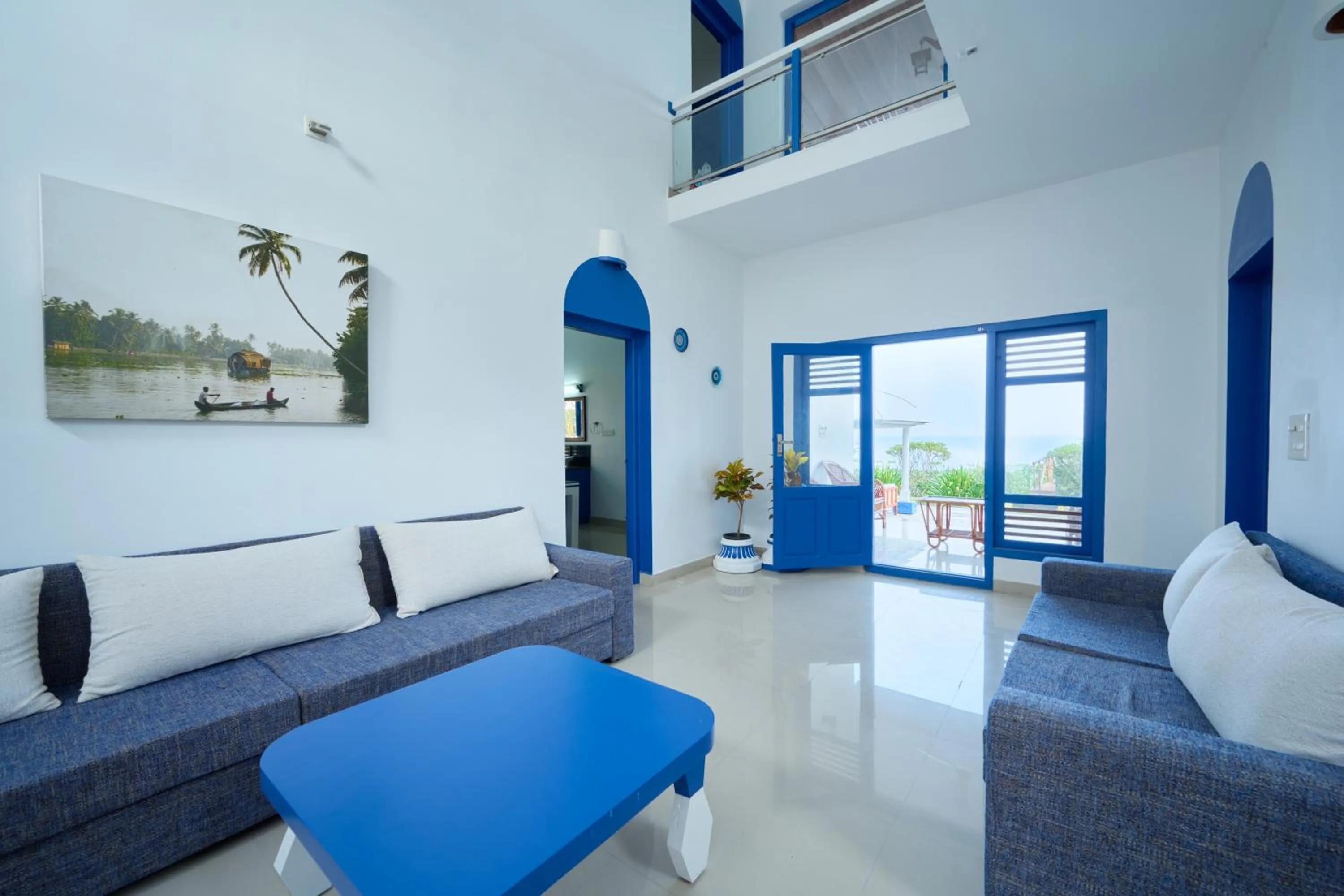 Living room in Seclude by the Lake, Alleppey