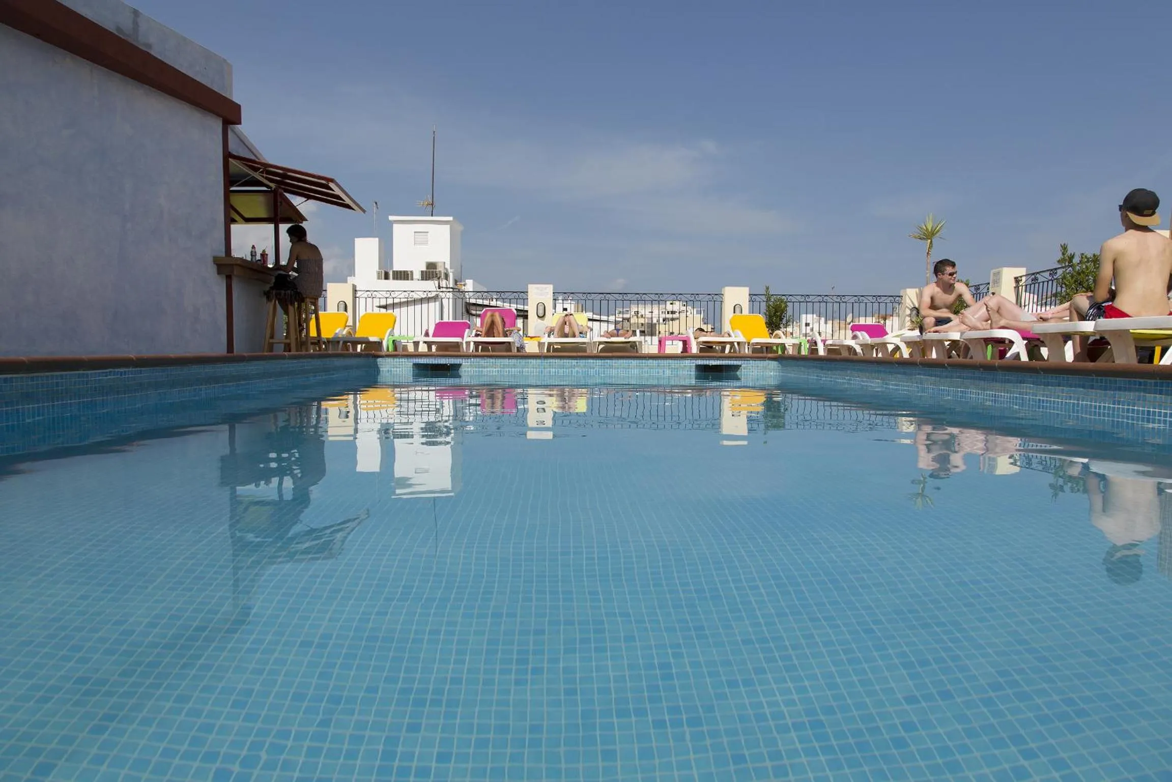Swimming pool in Apartamentos Casa Maria