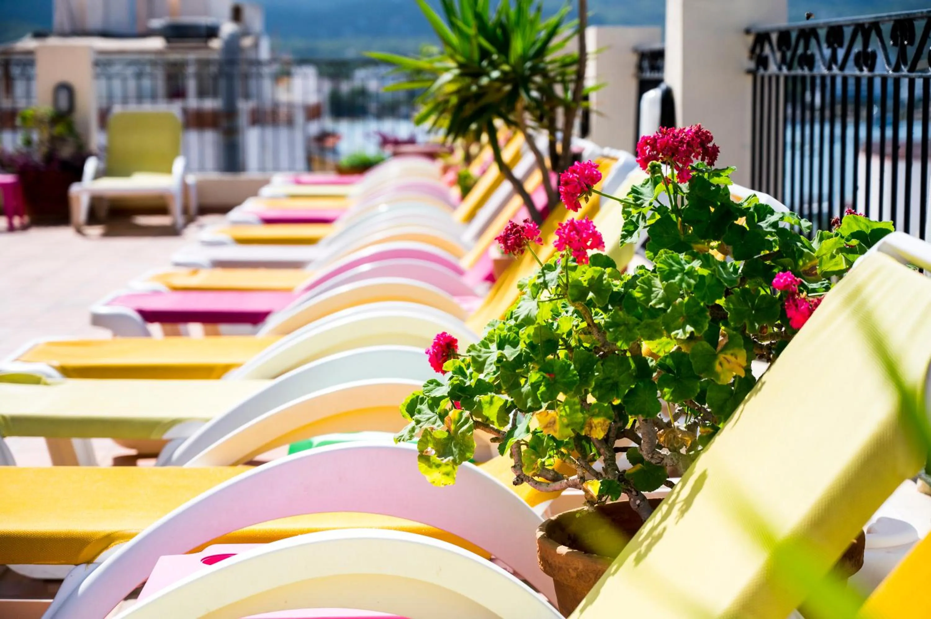 Swimming pool in Apartamentos Casa Maria
