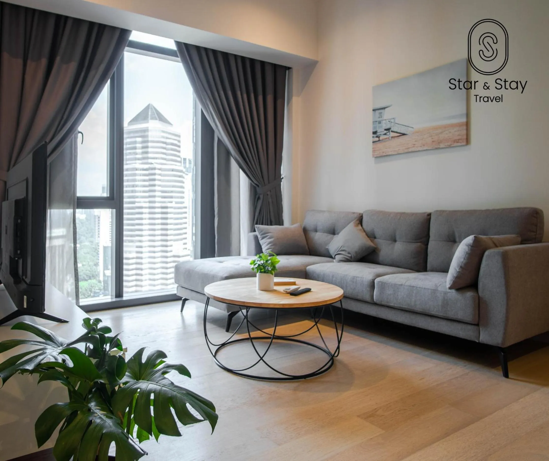 Living room in STAR RESIDENCE KLCC