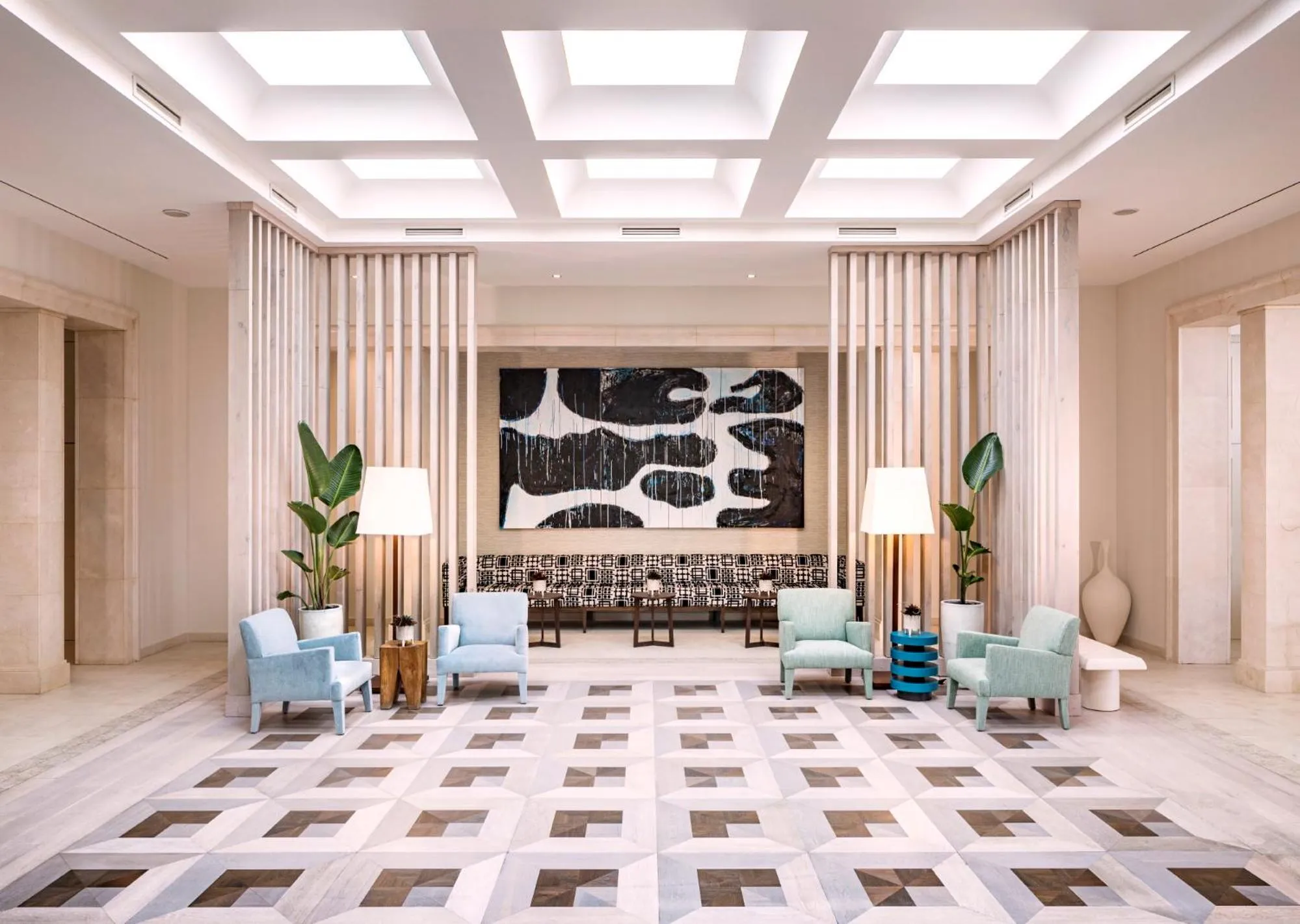 Lobby or reception in Eurostars Sitges