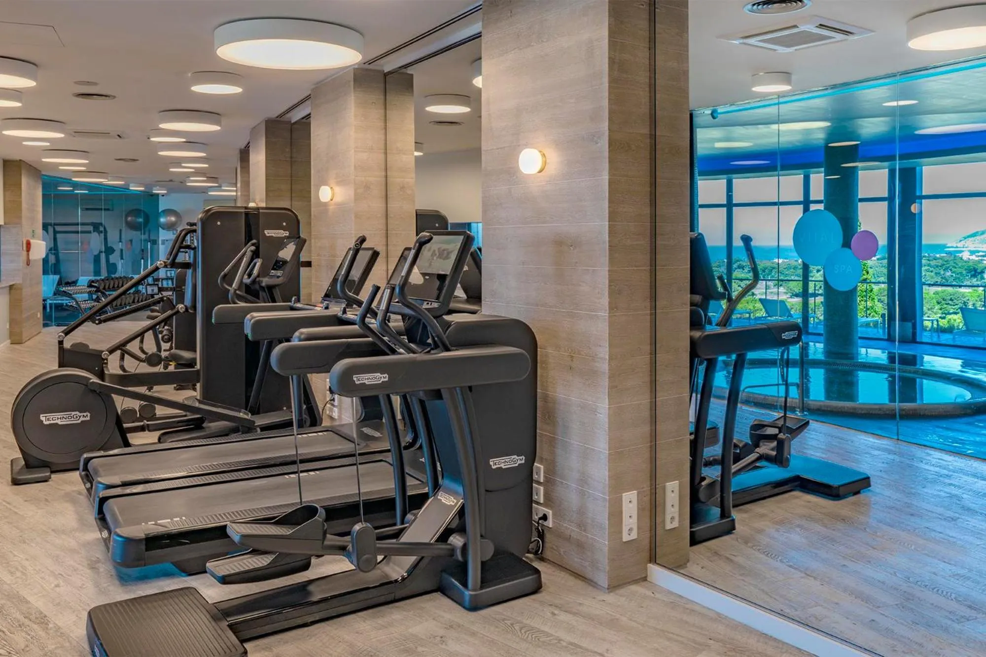 Fitness centre/facilities in Eurostars Sitges