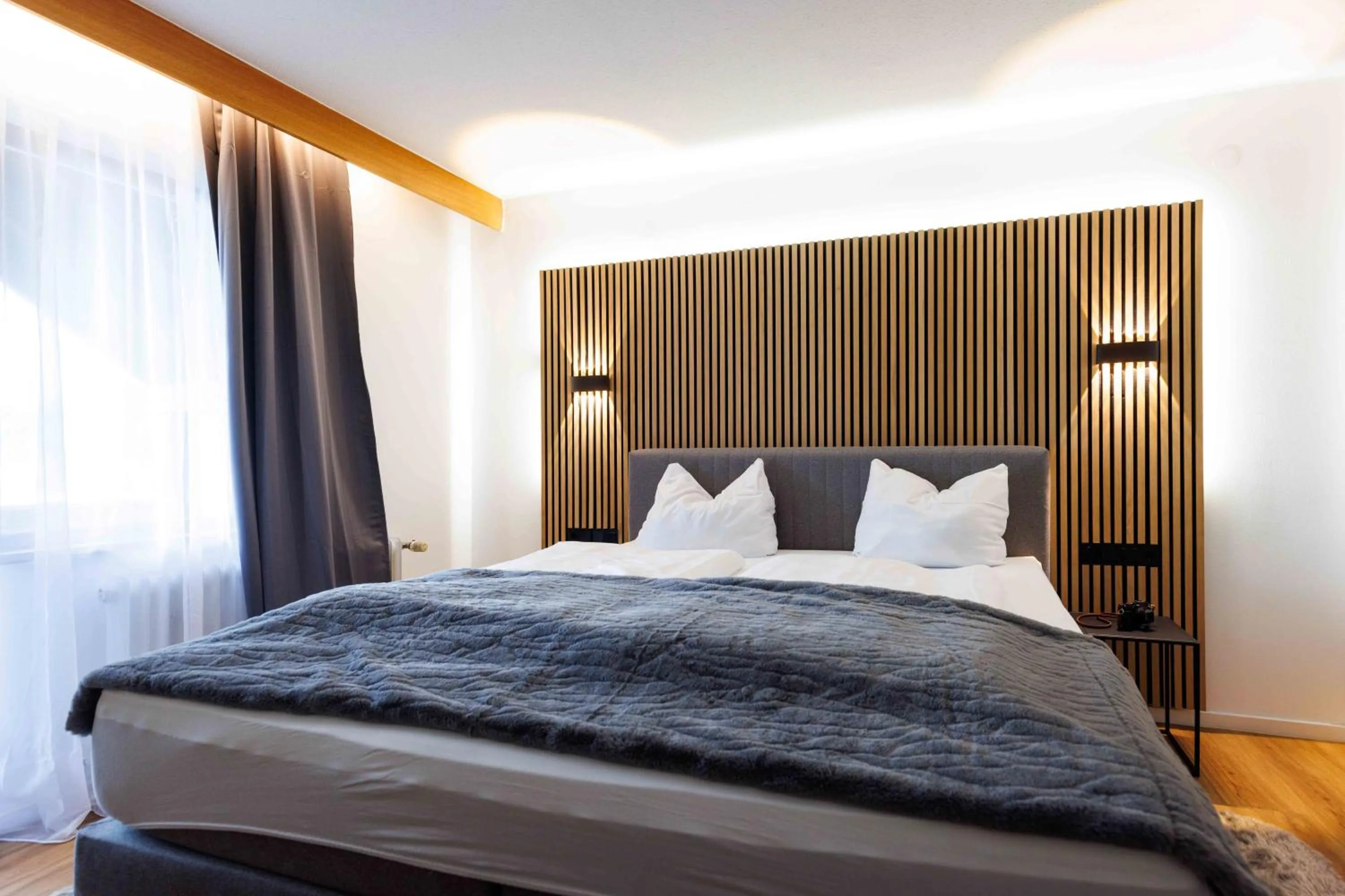 Bed in Naturhotel Blaubach