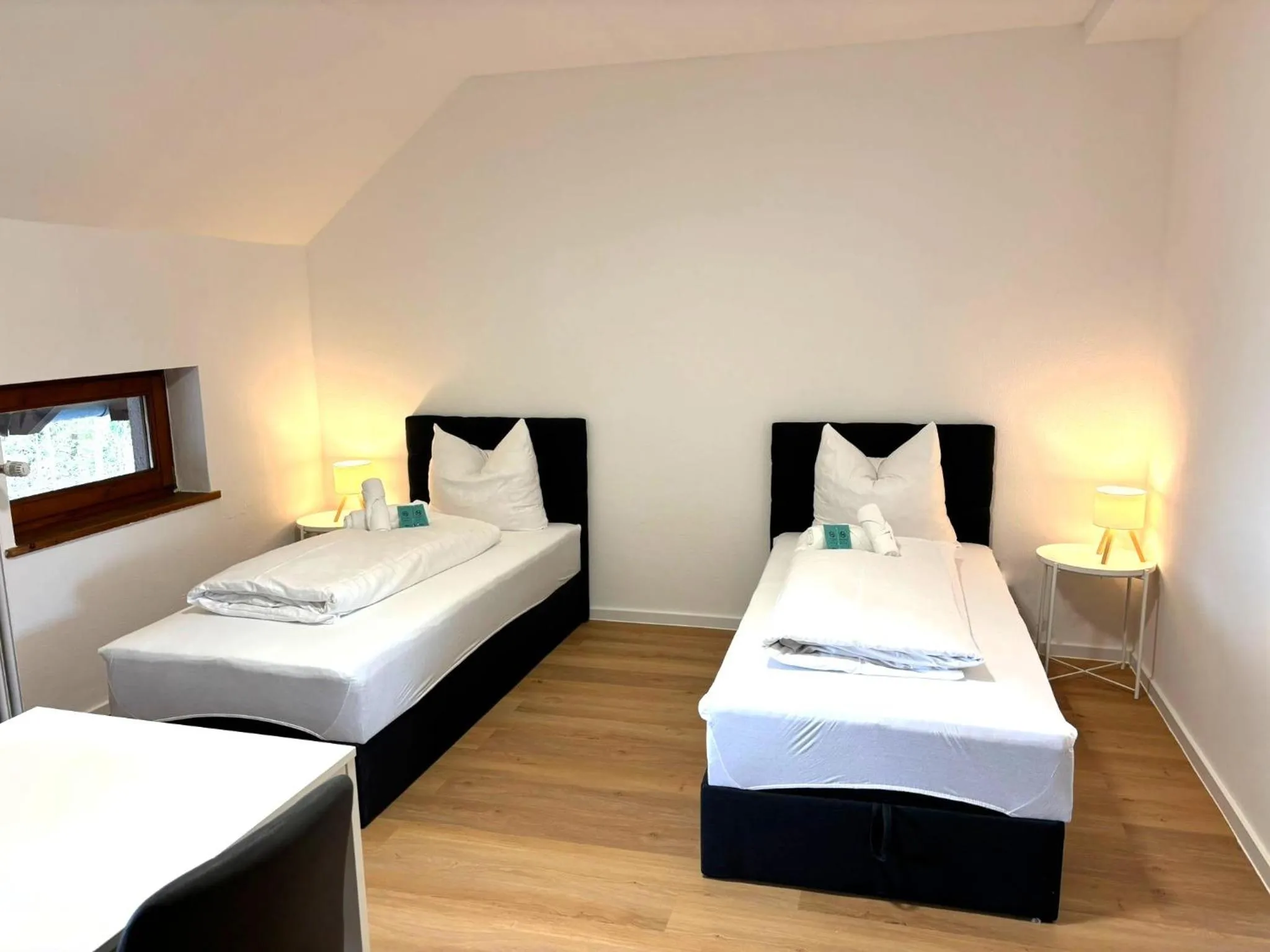 Bed in Naturhotel Blaubach