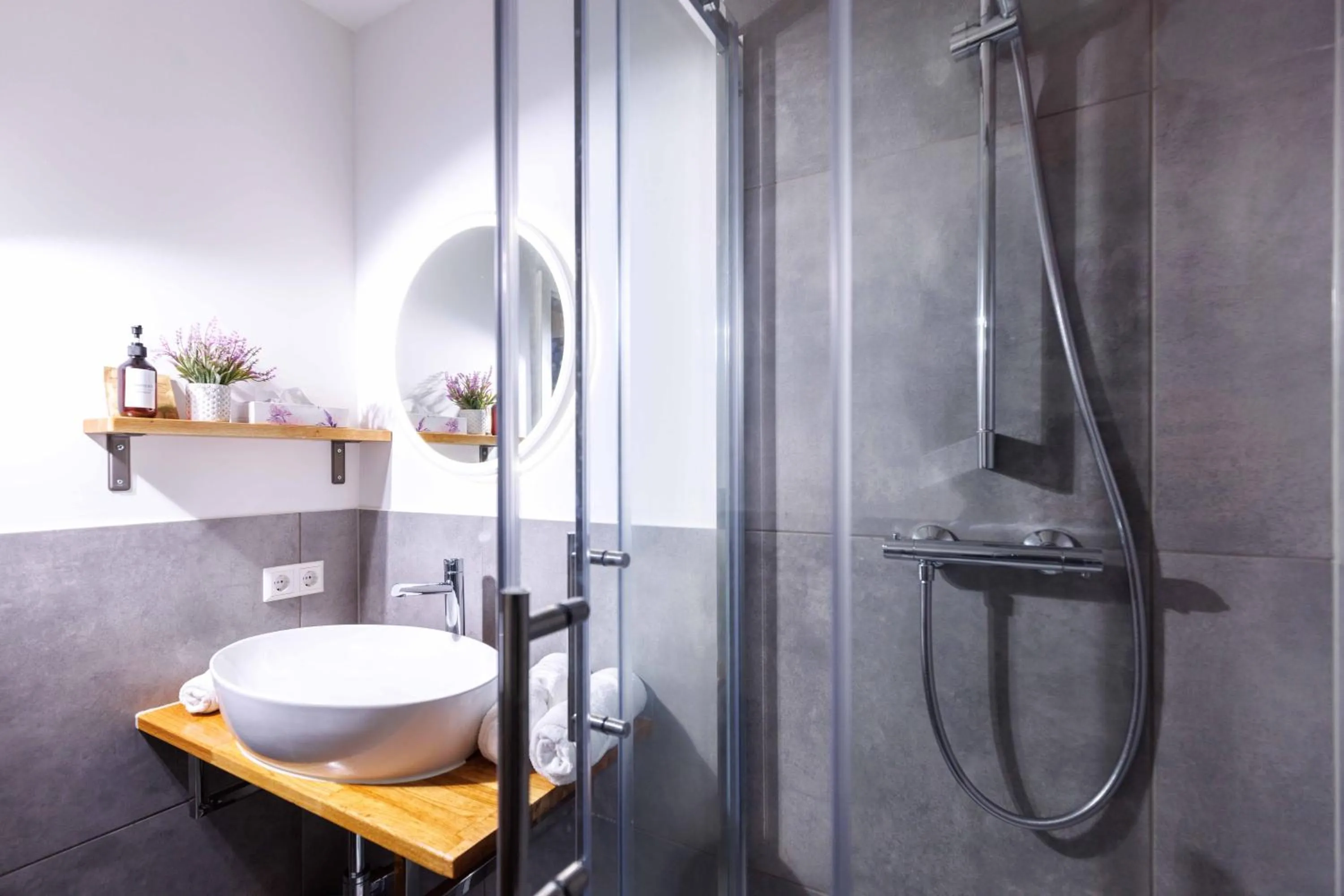 Shower in Naturhotel Blaubach