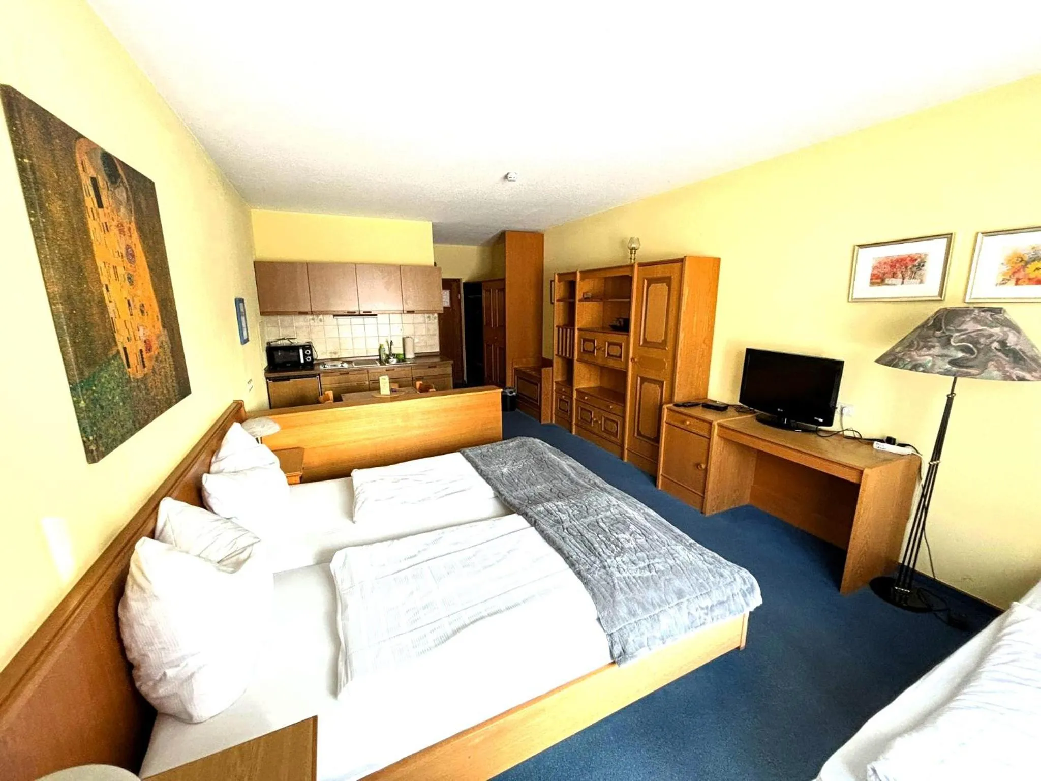 Bed in Naturhotel Blaubach