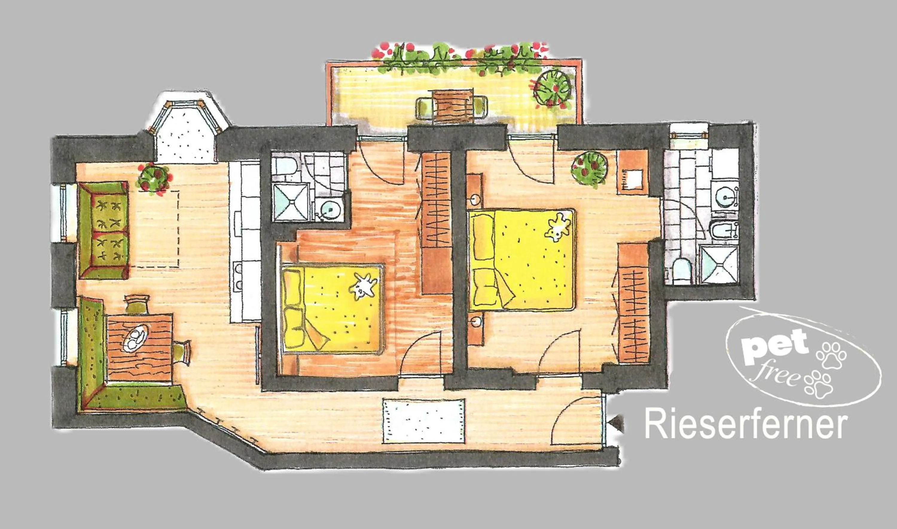 Floor plan in Halbwöhrerhof