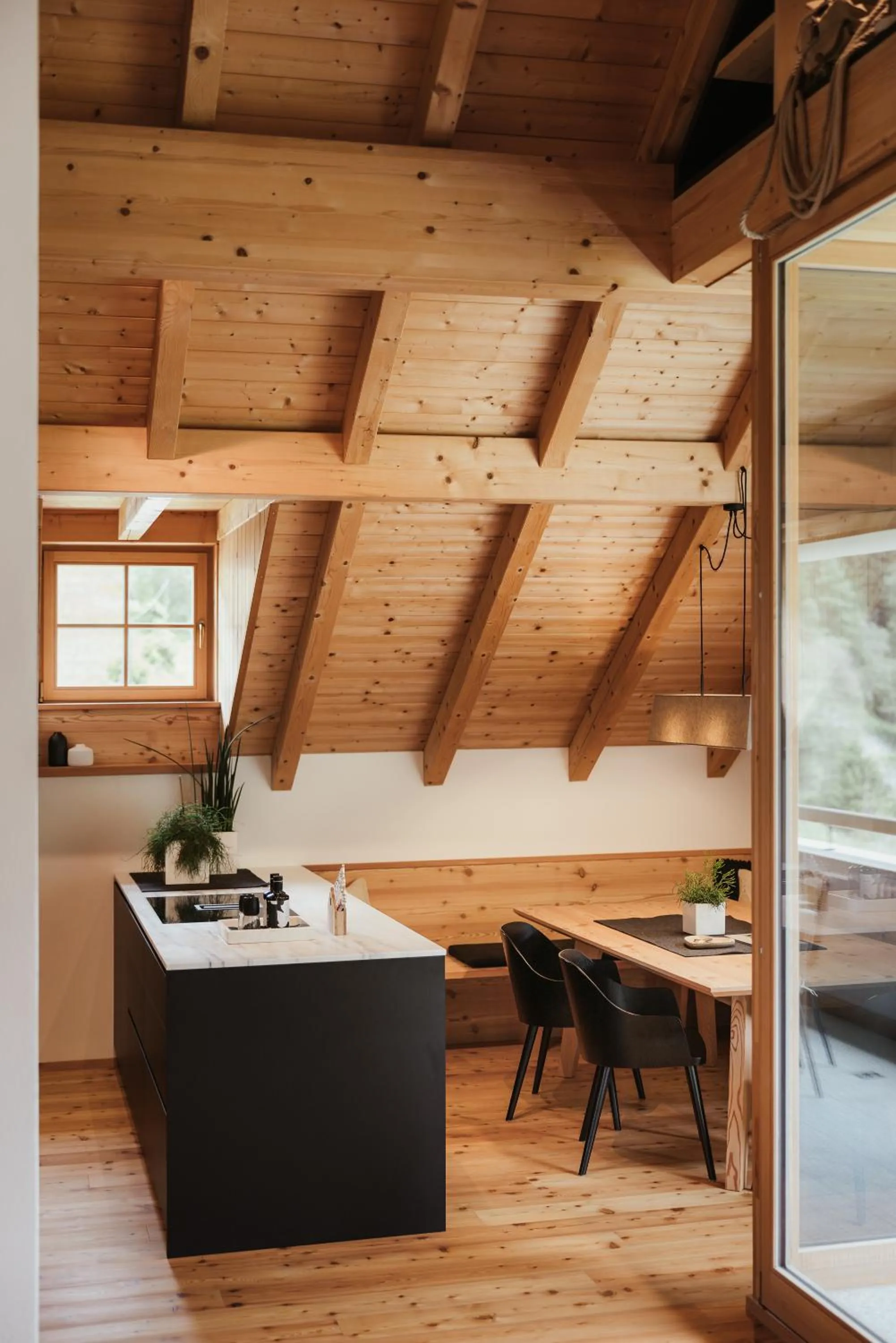 Dining area in Halbwöhrerhof
