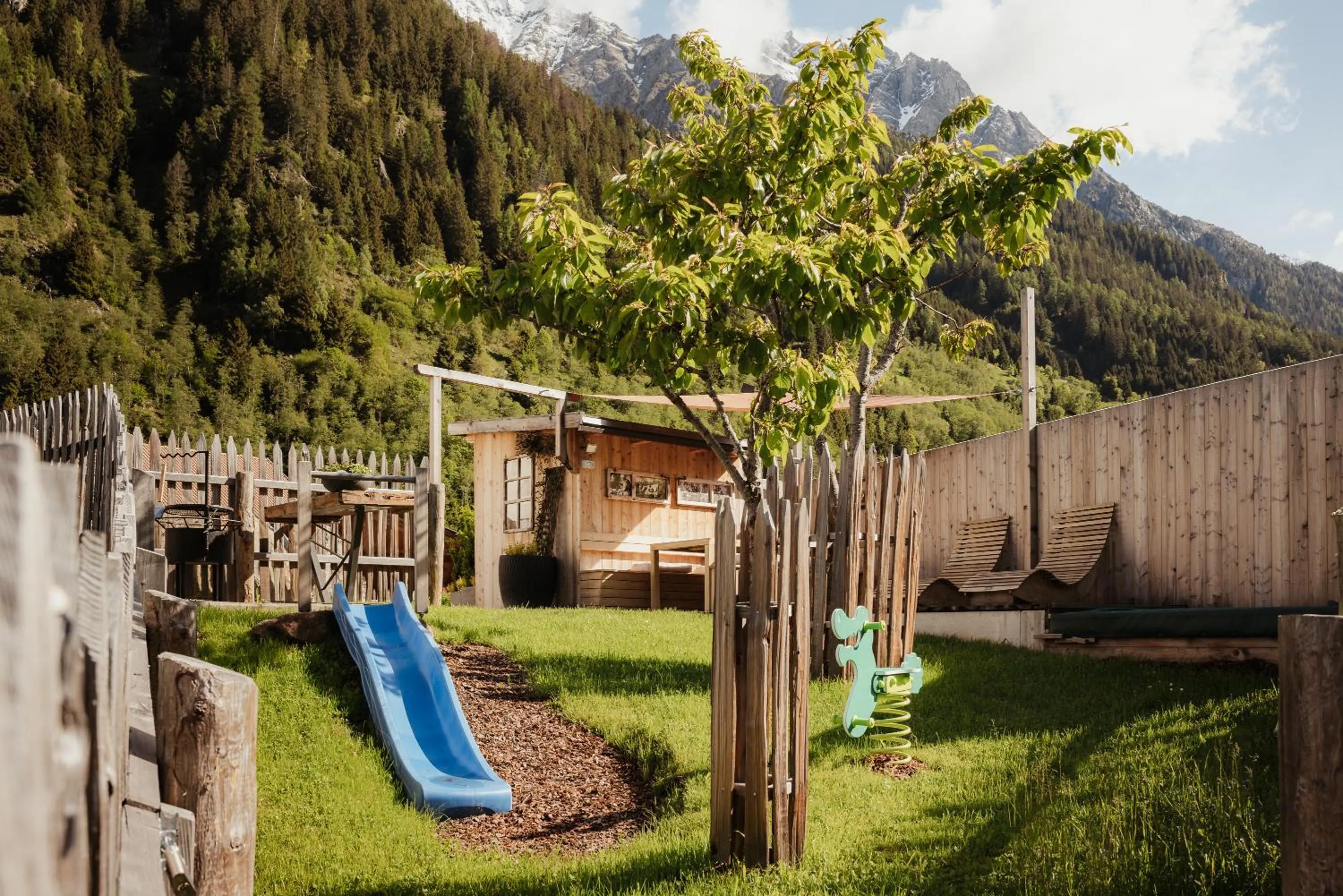 Children play ground in Halbwöhrerhof