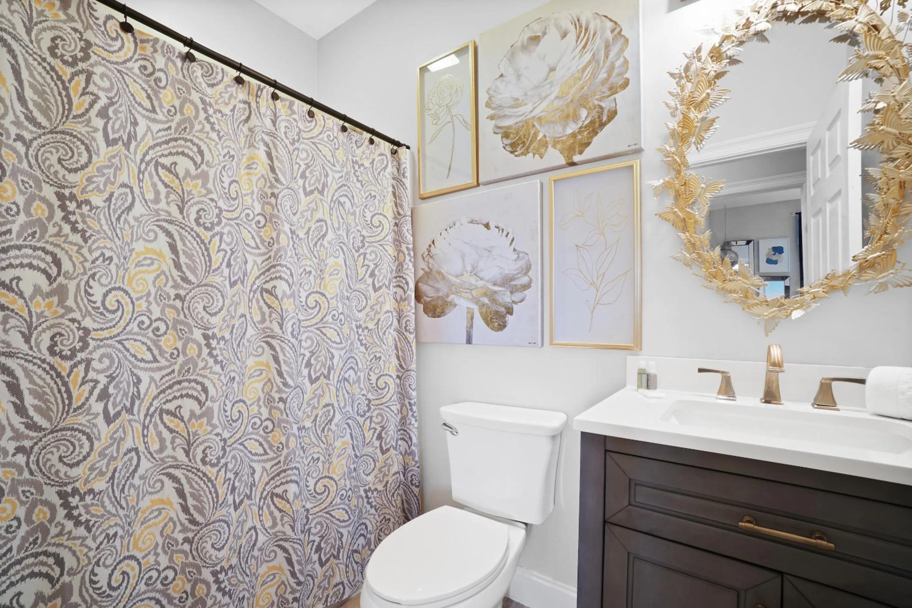 Shower in Beach House - Dreams Come True by Panhandle Getaways