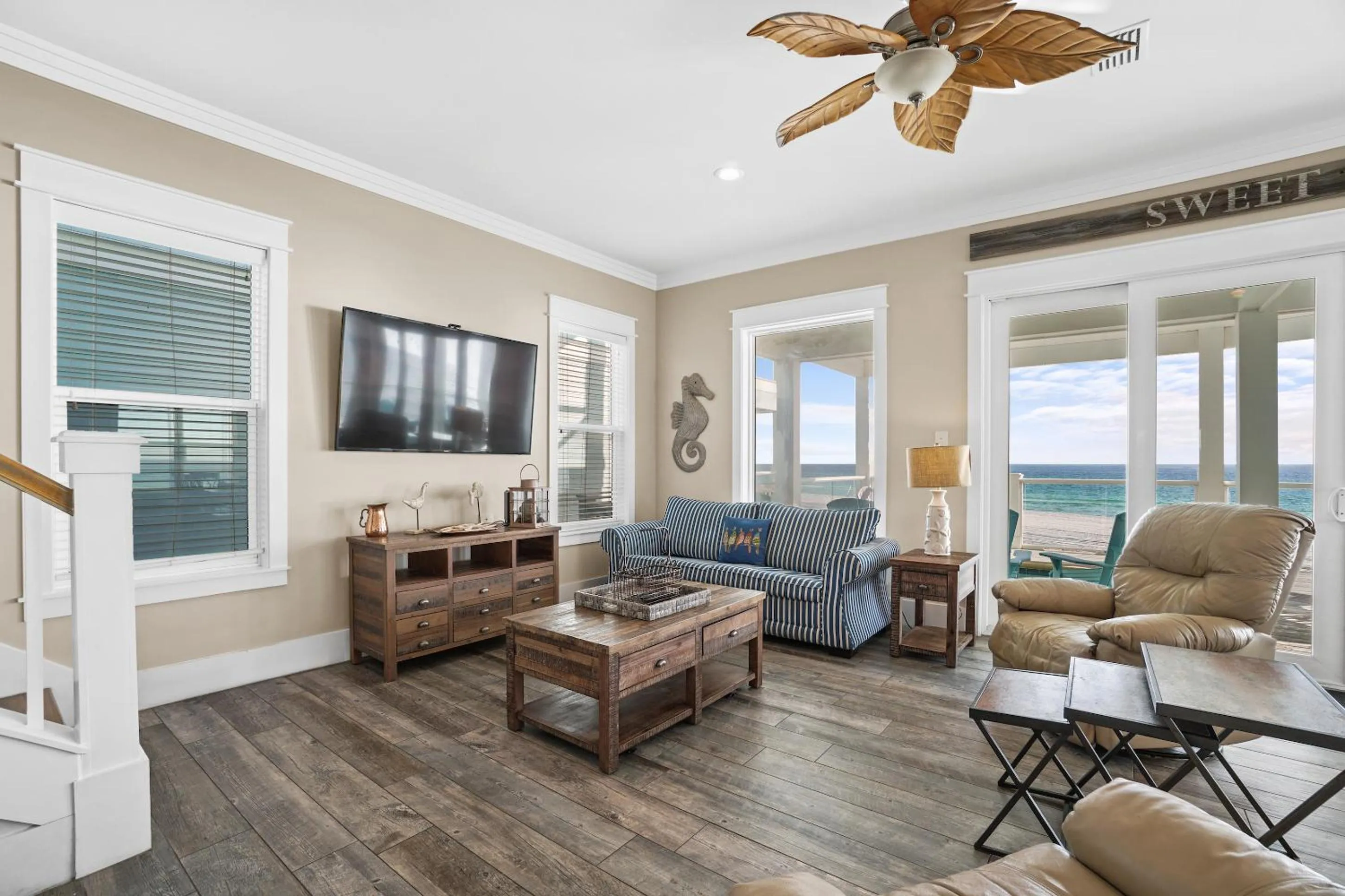 TV and multimedia in Beach House - Sweet N Salty by Panhandle Getaways