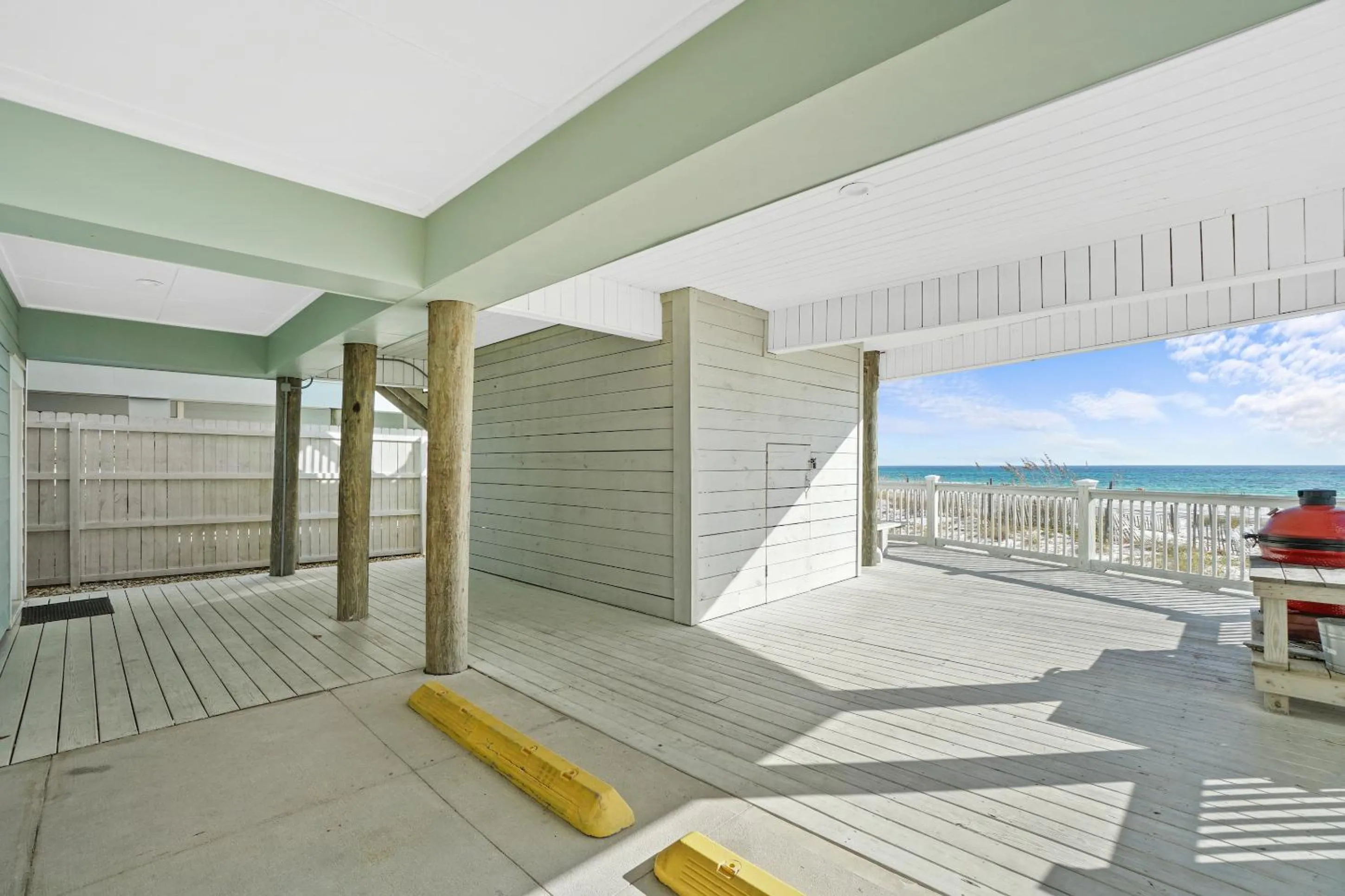 Patio in Beach House - Sweet N Salty by Panhandle Getaways