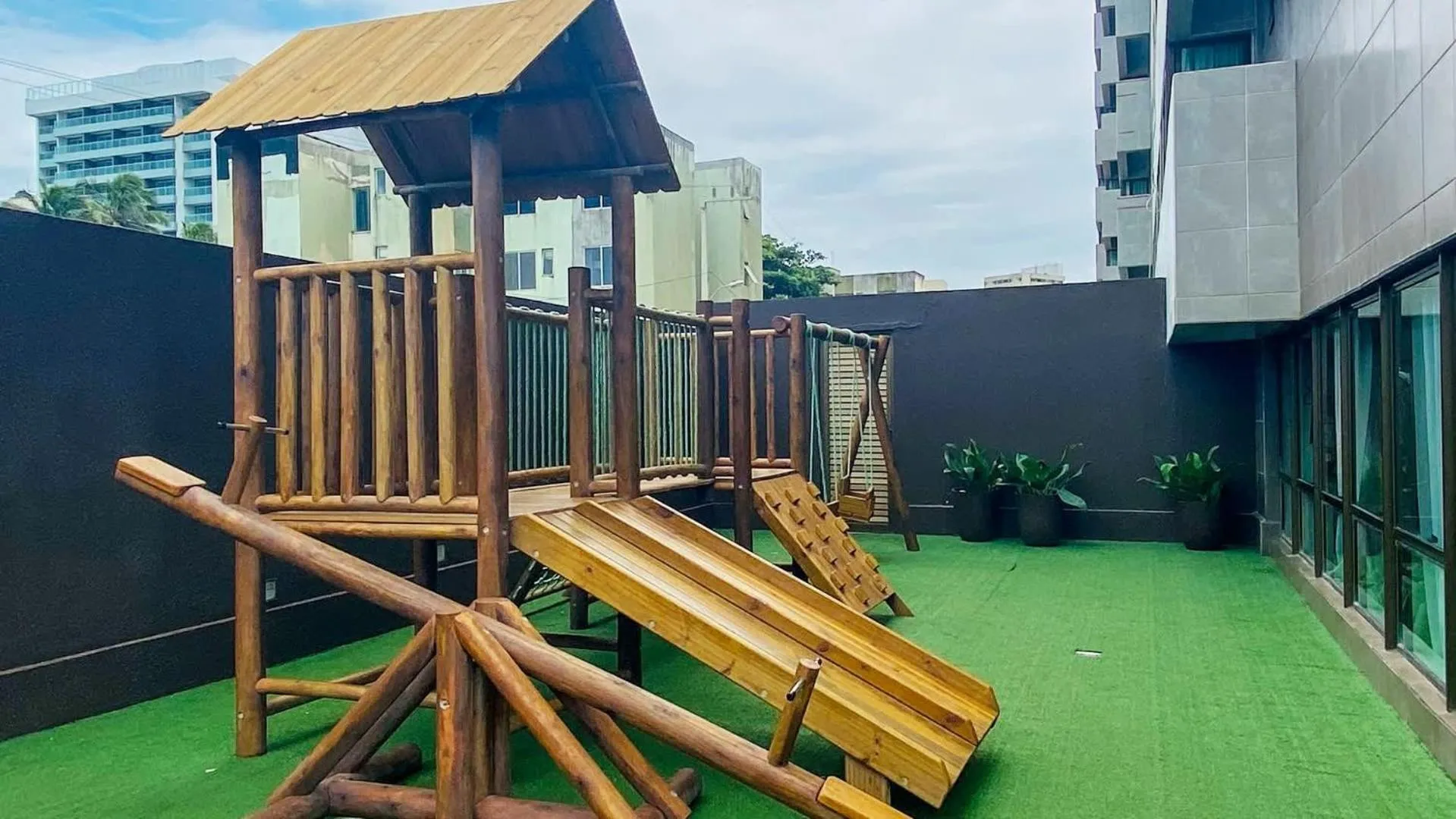 Children play ground in Ritz Suítes-Maceió, Flat a Beira mar de temporada