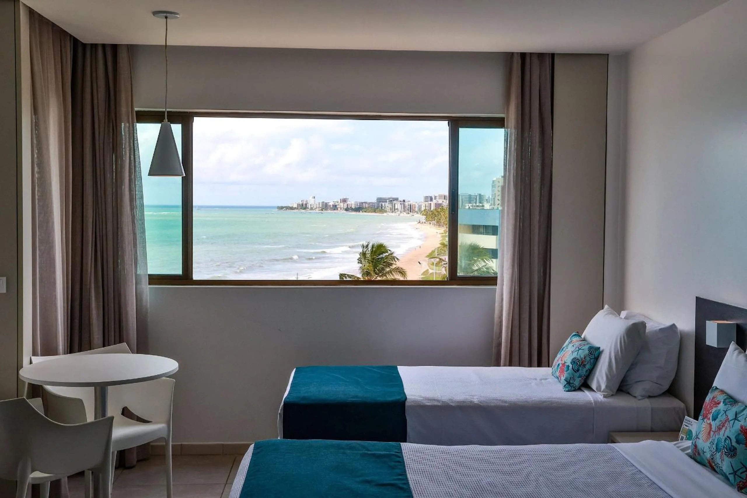 Sea view, Bed in Ritz Suítes-Maceió, Flat a Beira mar de temporada