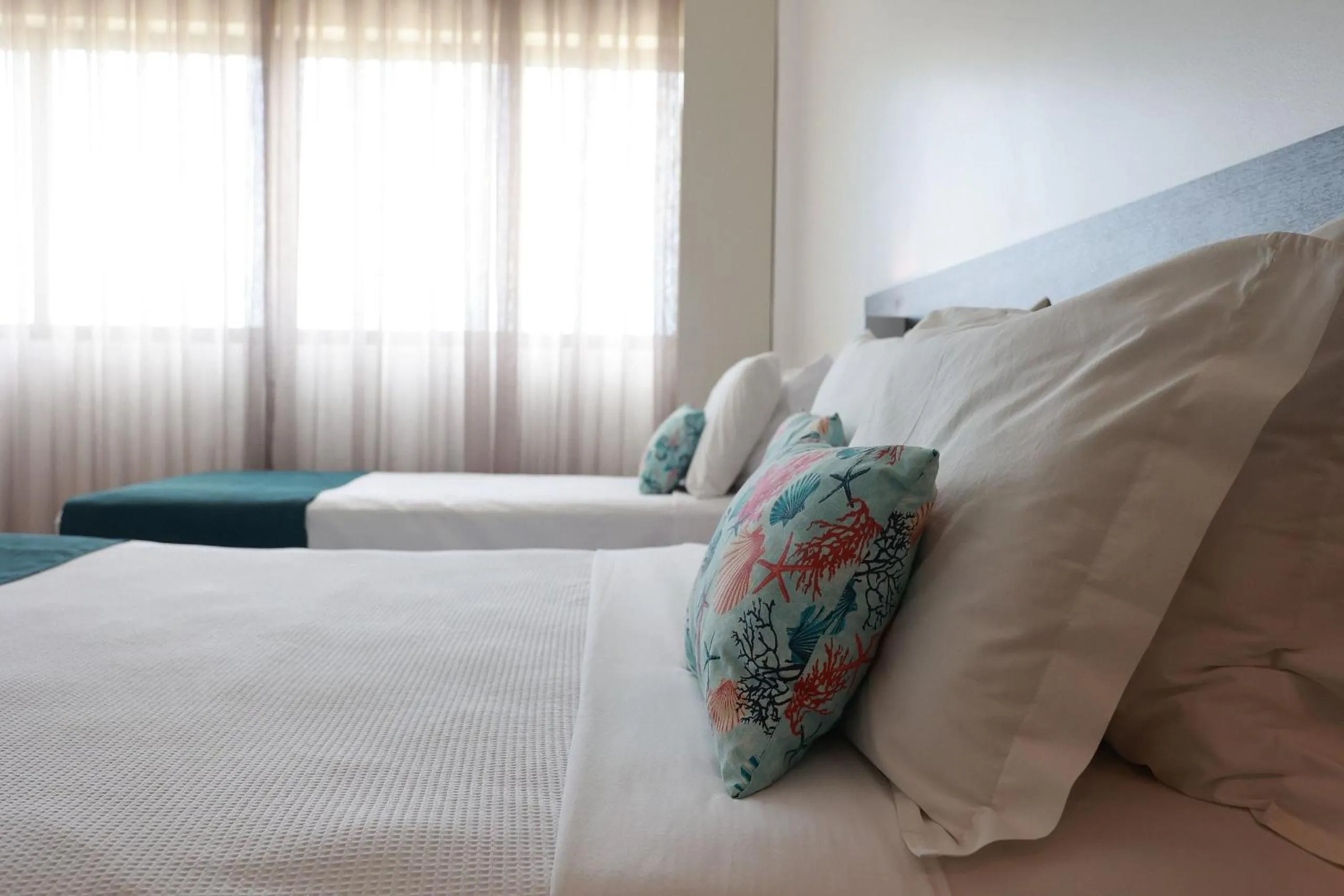 Bedroom, Bed in Ritz Suítes-Maceió, Flat a Beira mar de temporada