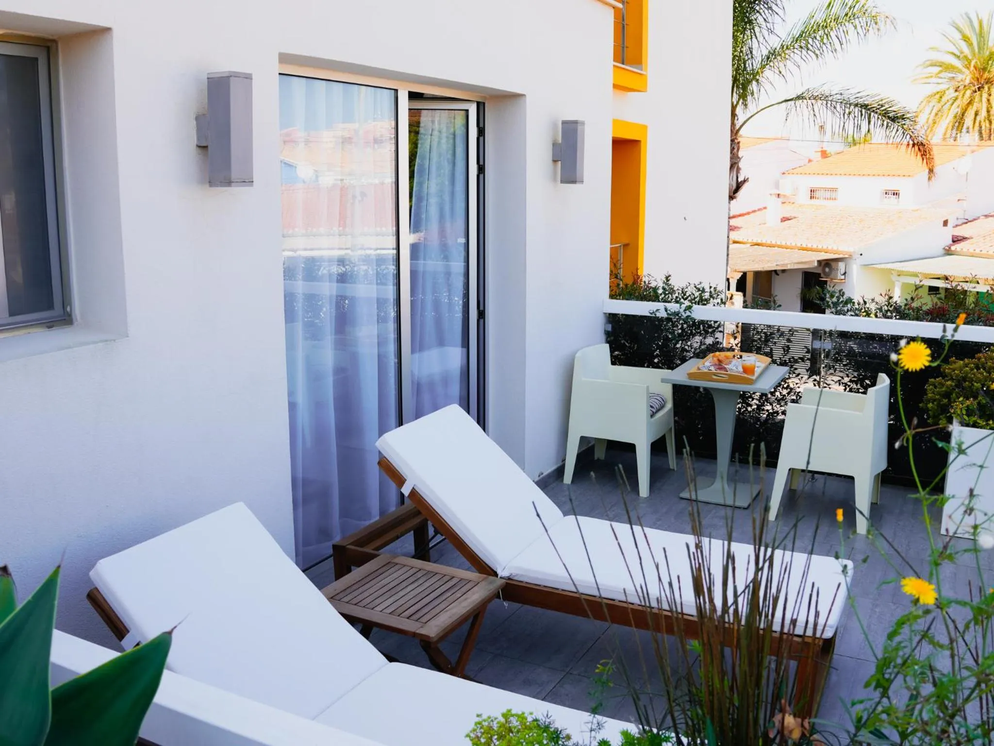 Balcony/Terrace in Hotel Boutique Villamor - Only Adults