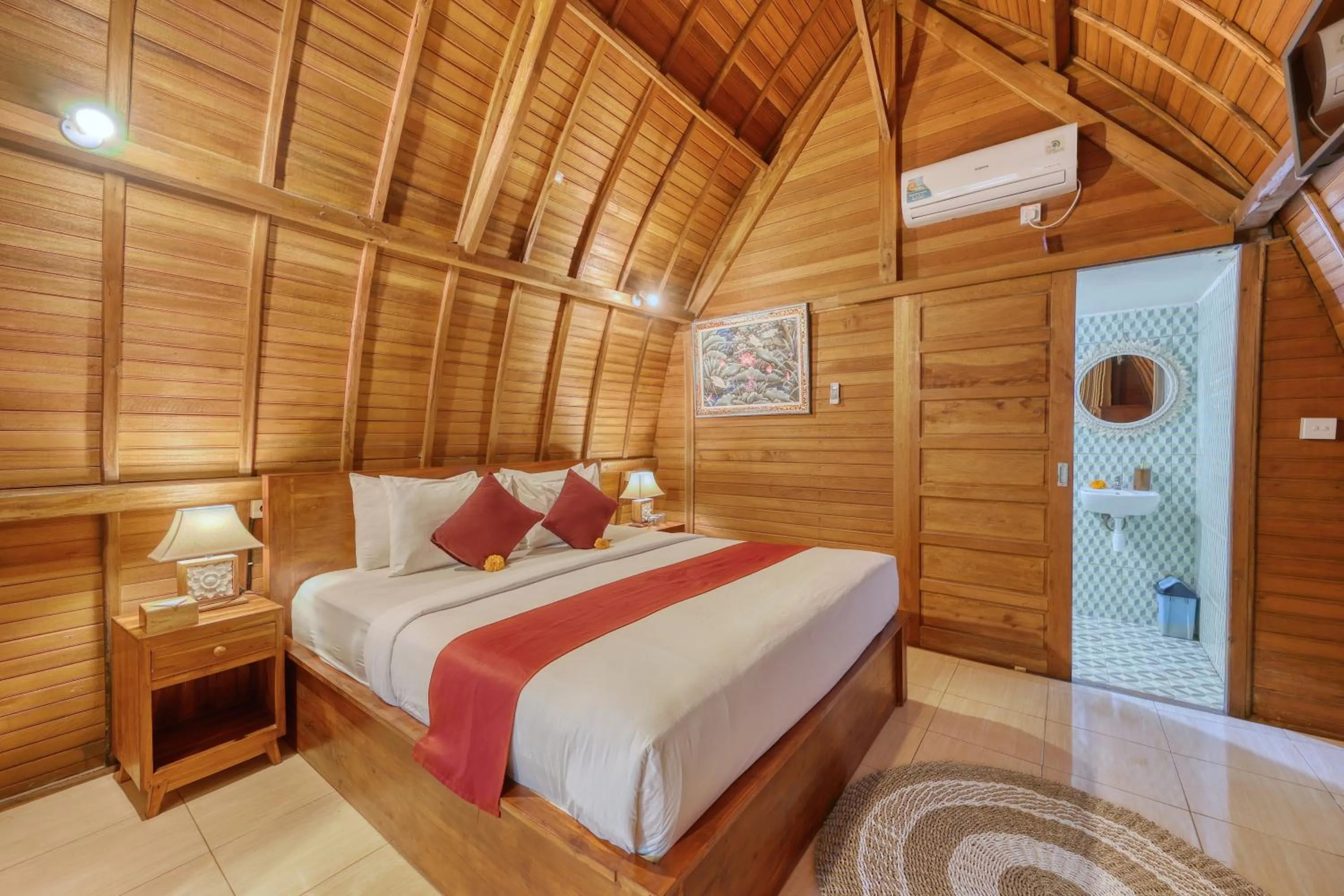 Bedroom, Bed in Kelingking Tatakan Villa