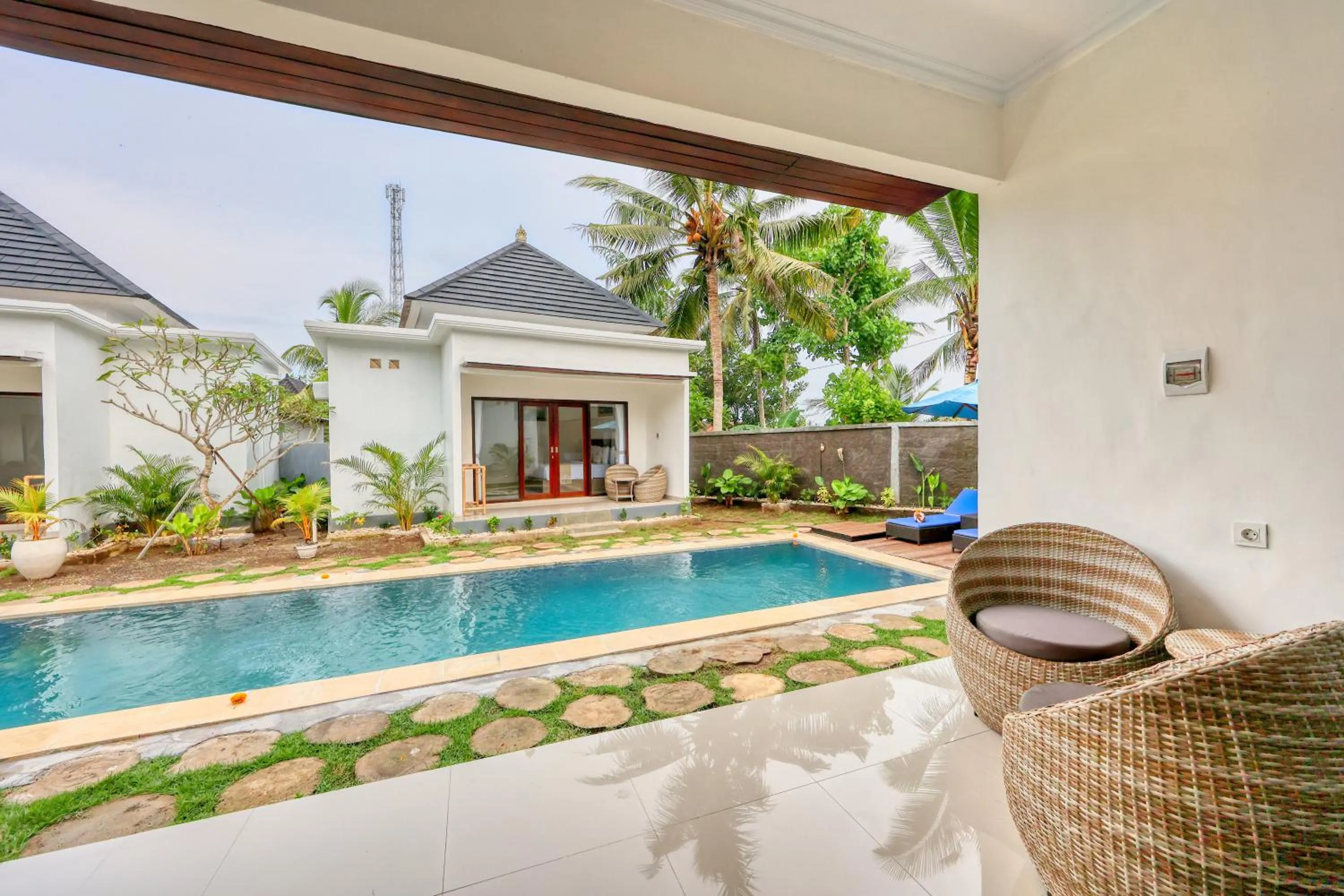 Balcony/Terrace in Kelingking Tatakan Villa