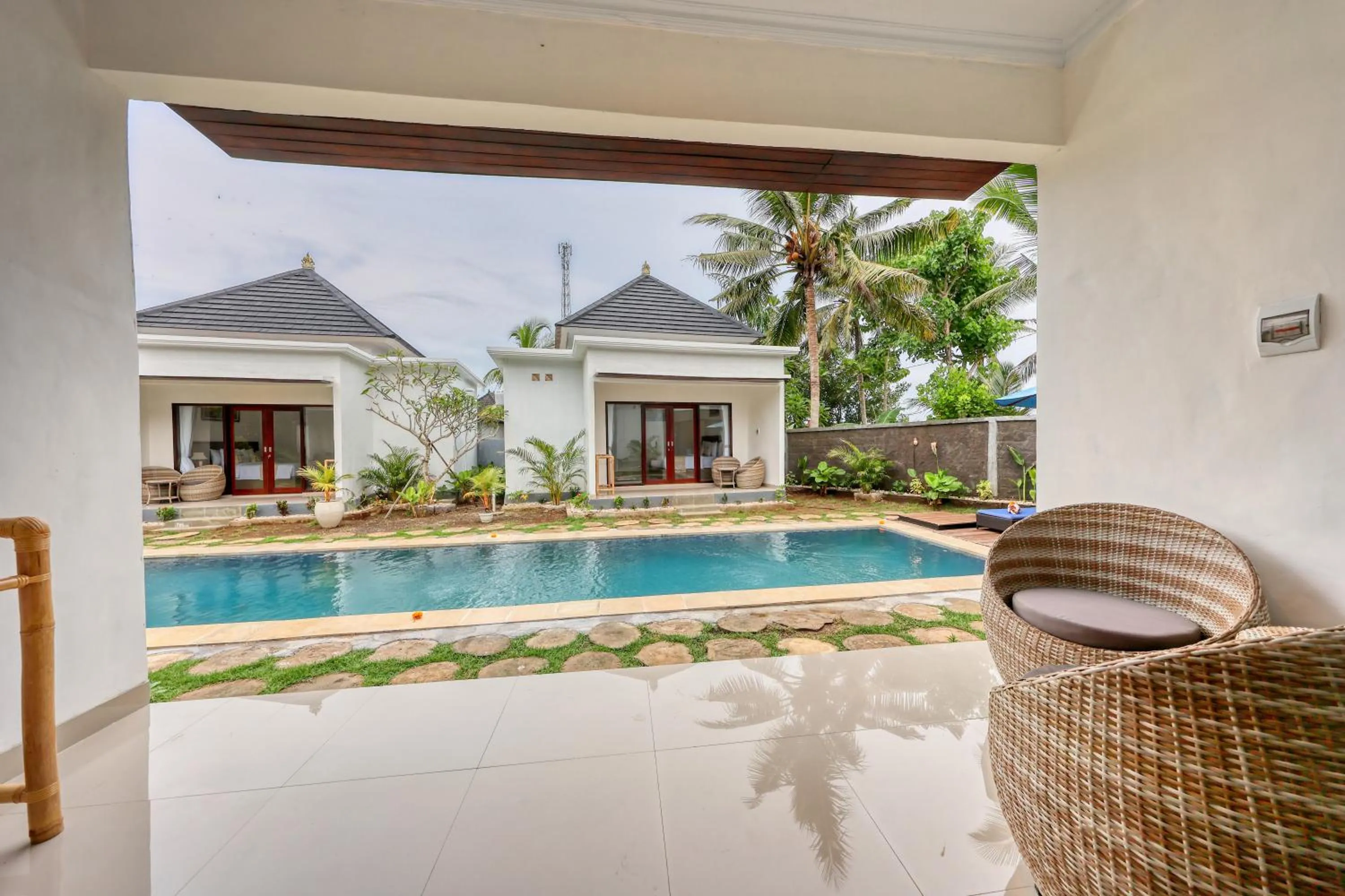 Balcony/Terrace in Kelingking Tatakan Villa