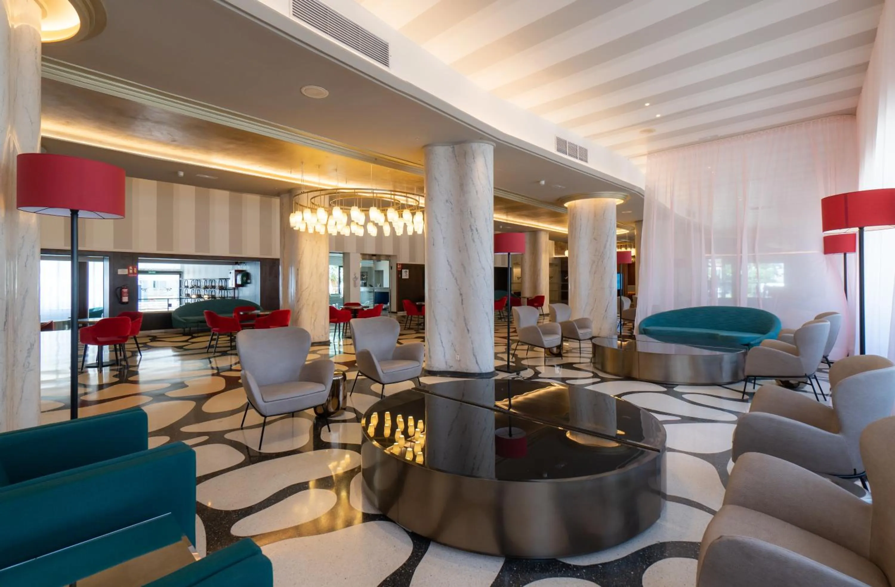 Seating area in Medplaya Hotel Pez Espada