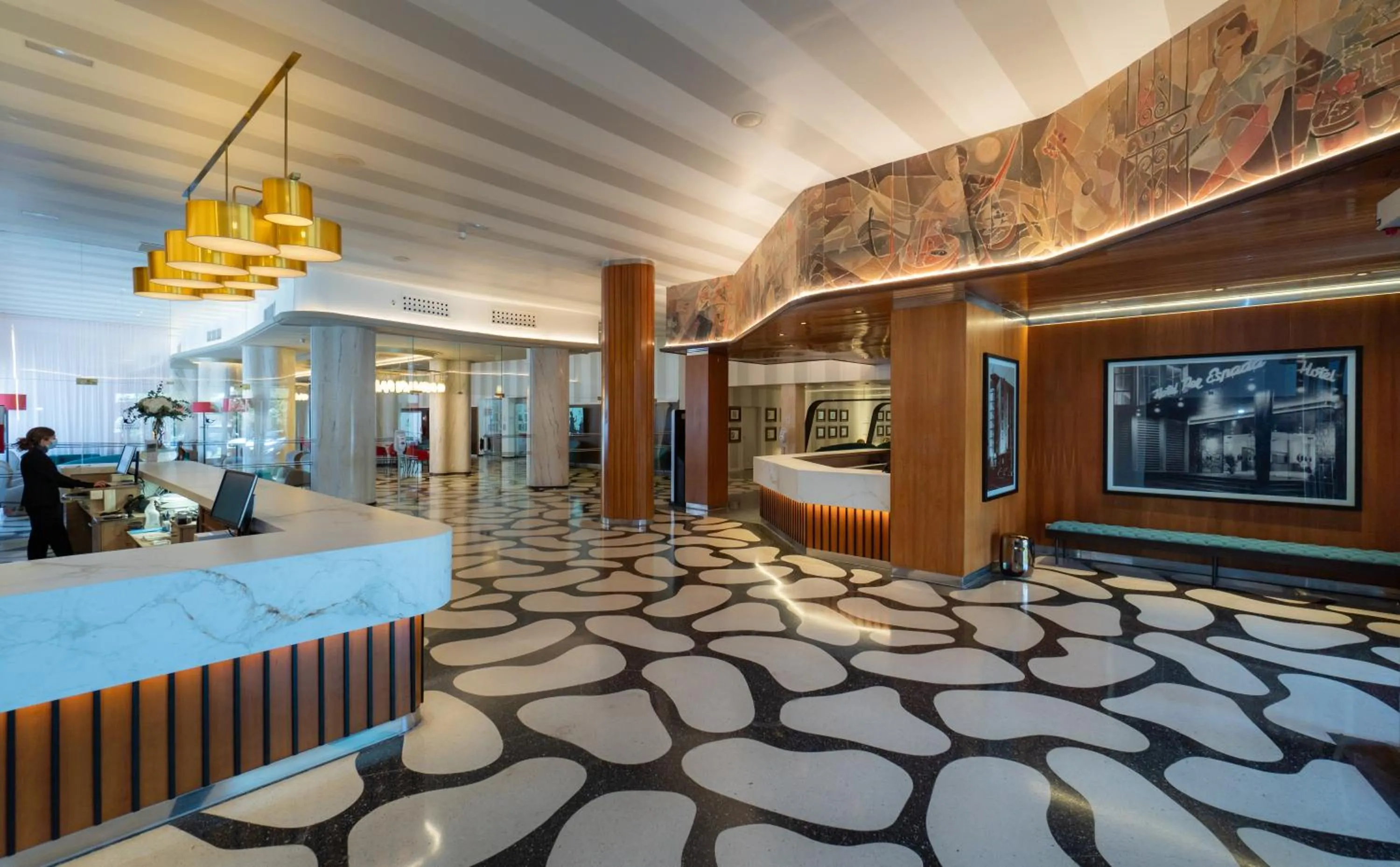 Lobby or reception in Medplaya Hotel Pez Espada