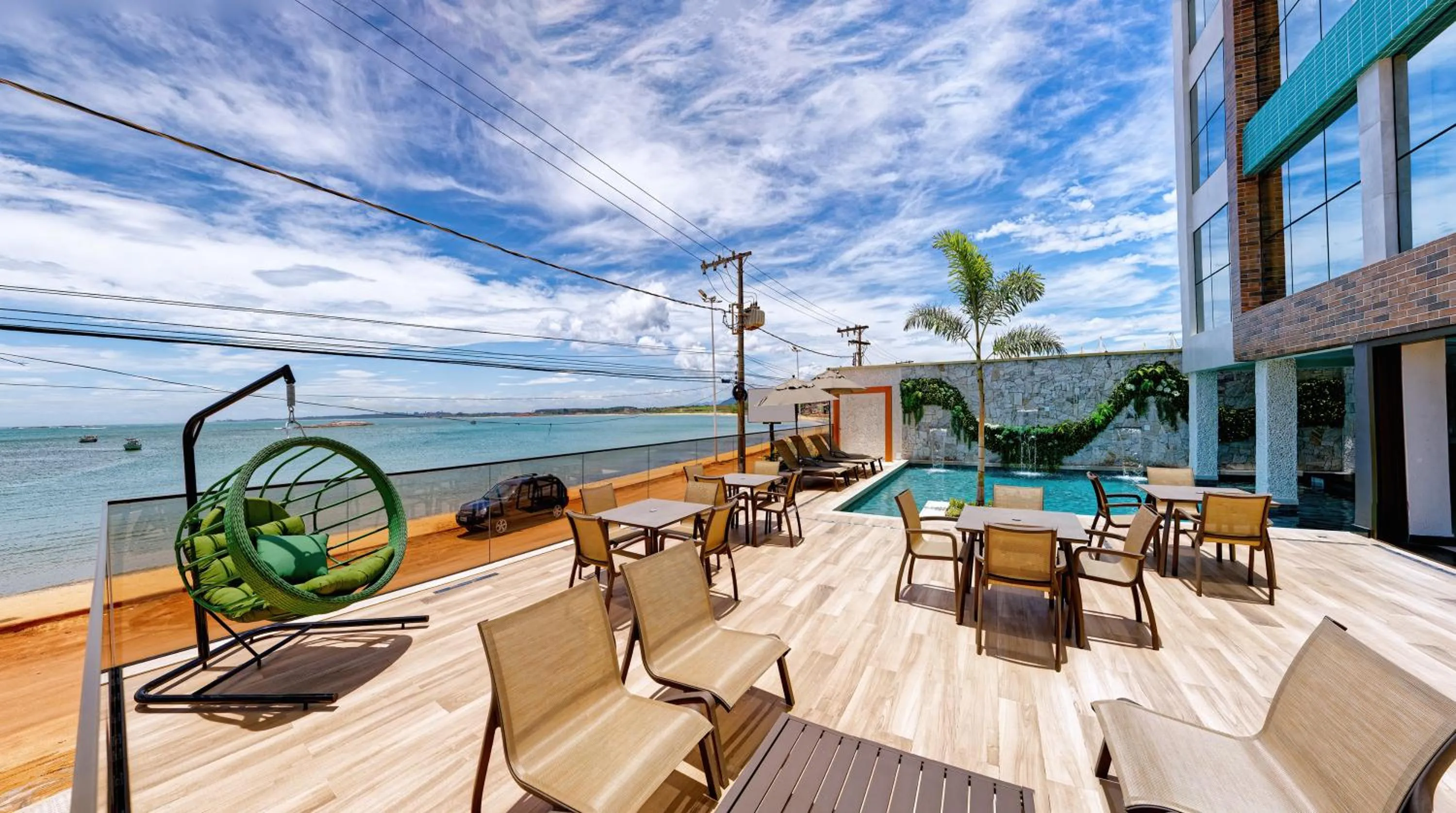 Pool view in Gaeta Hotel